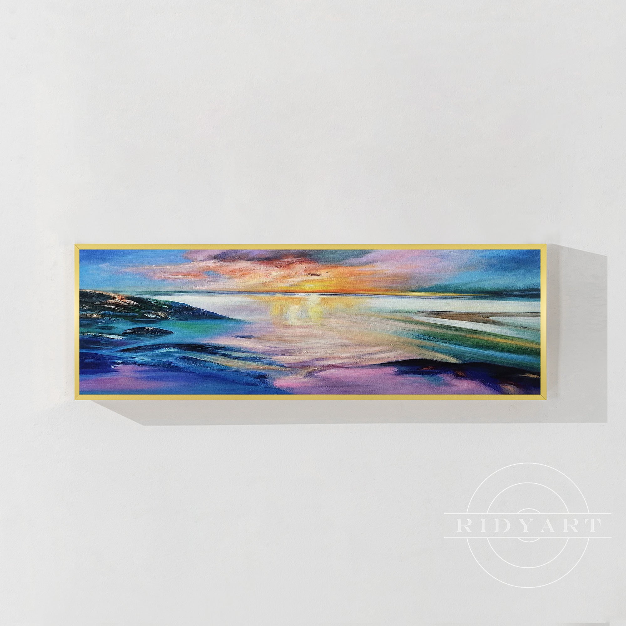 Wandkunst „Ozean-Sonnenaufgang“