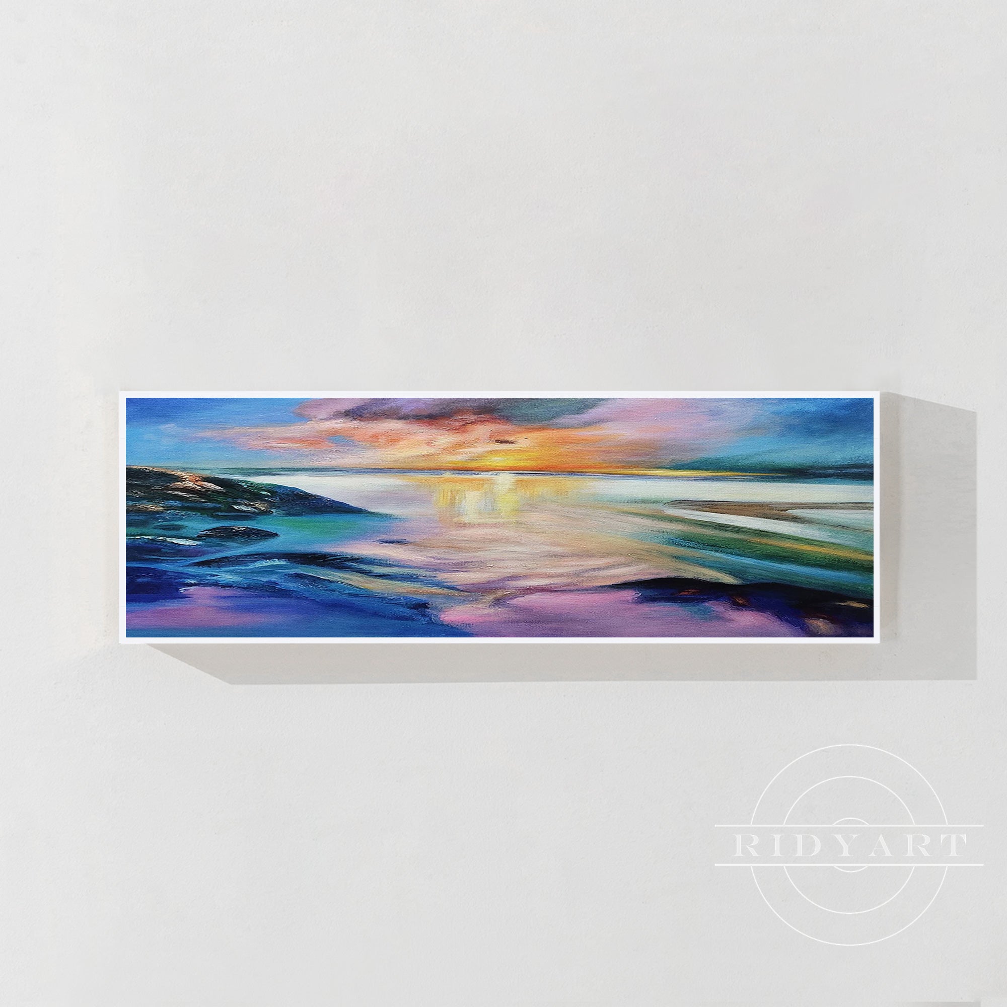 Wandkunst „Ozean-Sonnenaufgang“