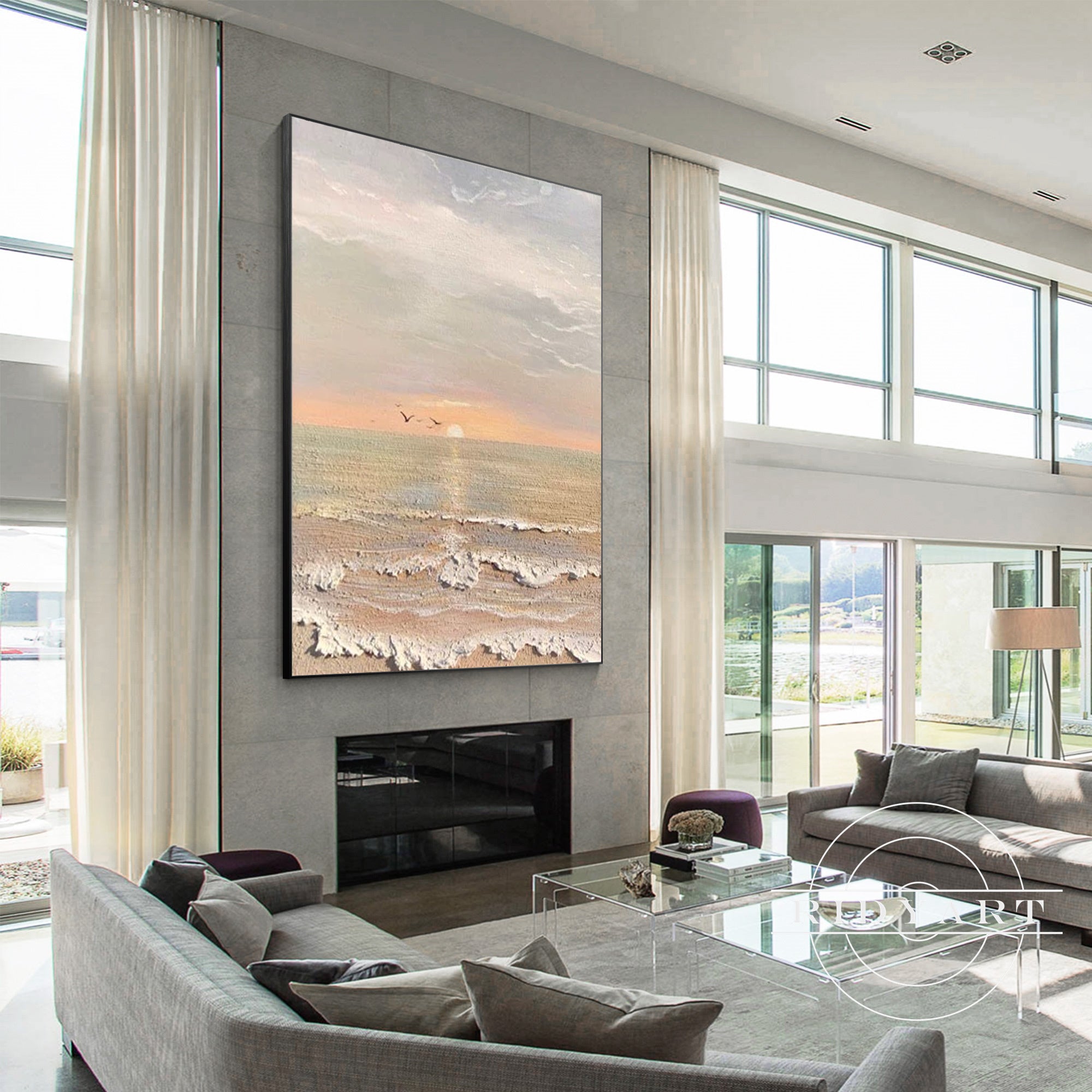 Ocean wall art_X10