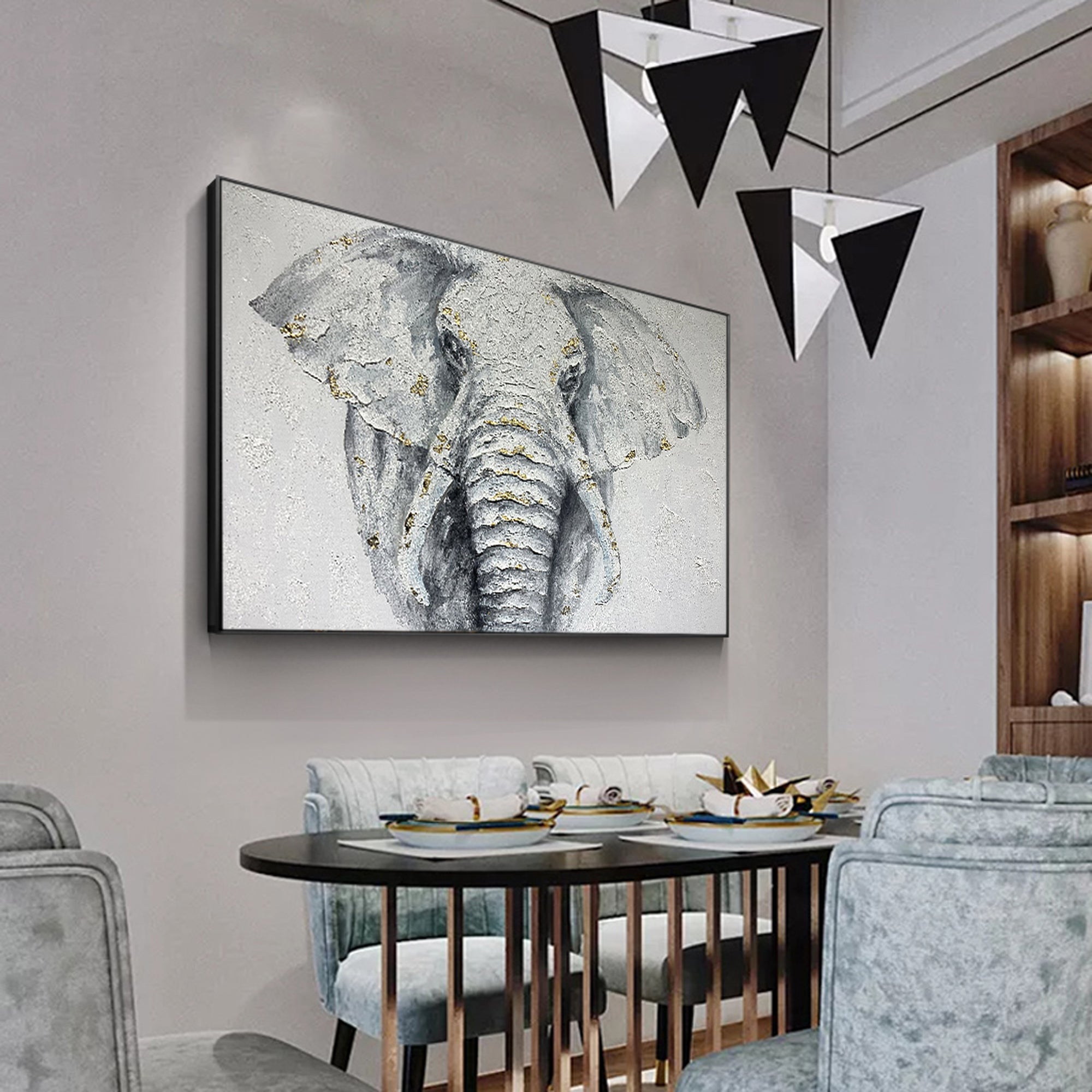 Original Abstract Elephant Paintings