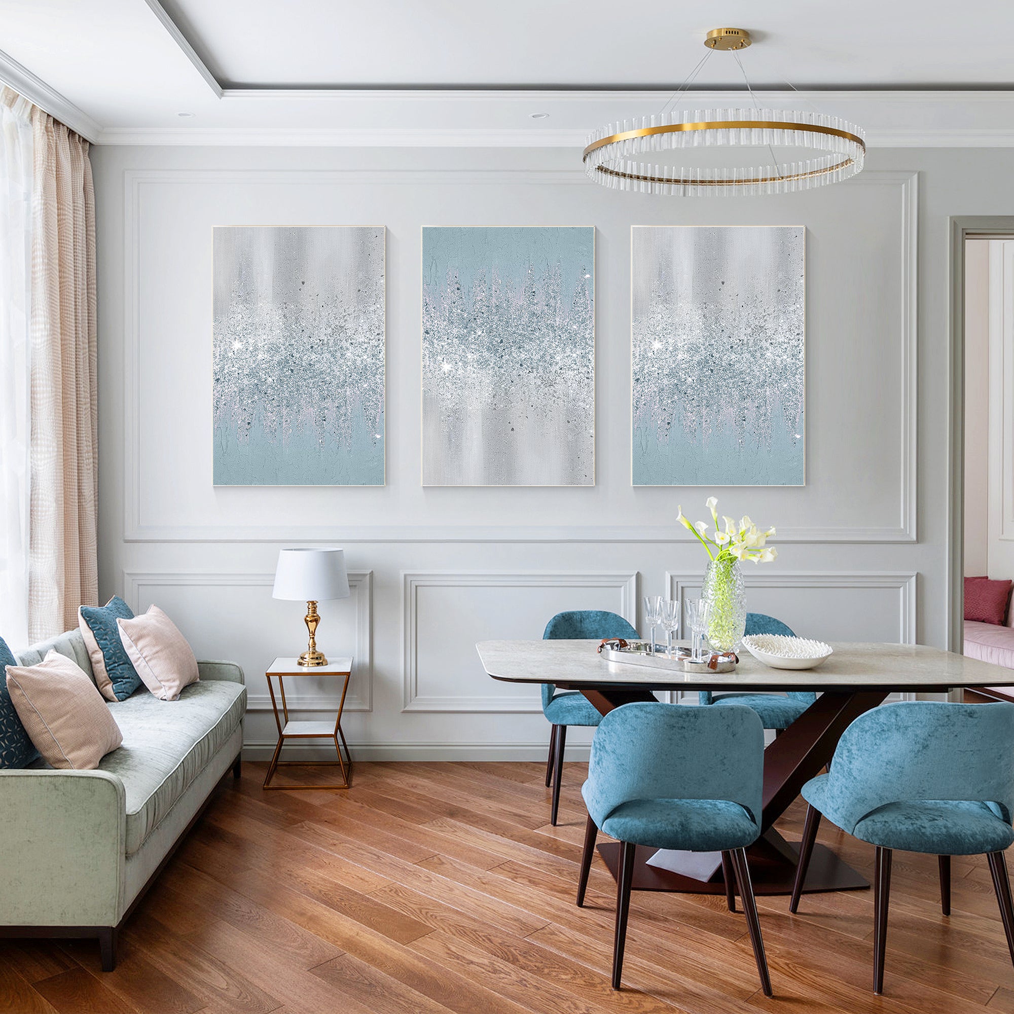 Paintings On Canvas Shiny Room Decor