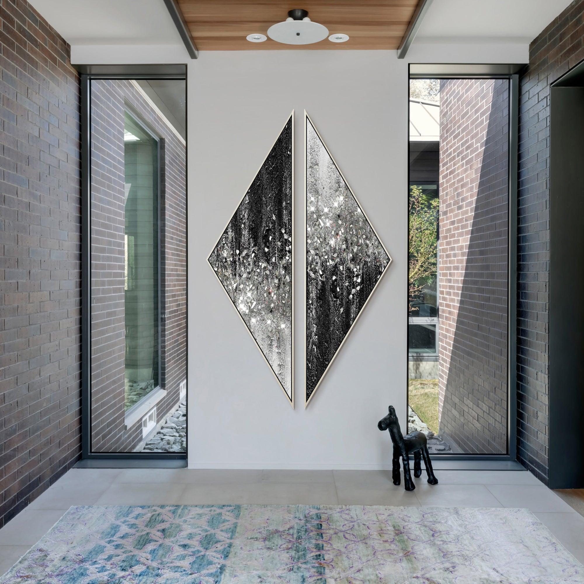 Gemälde auf Leinwand Glänzendes Raumdekor