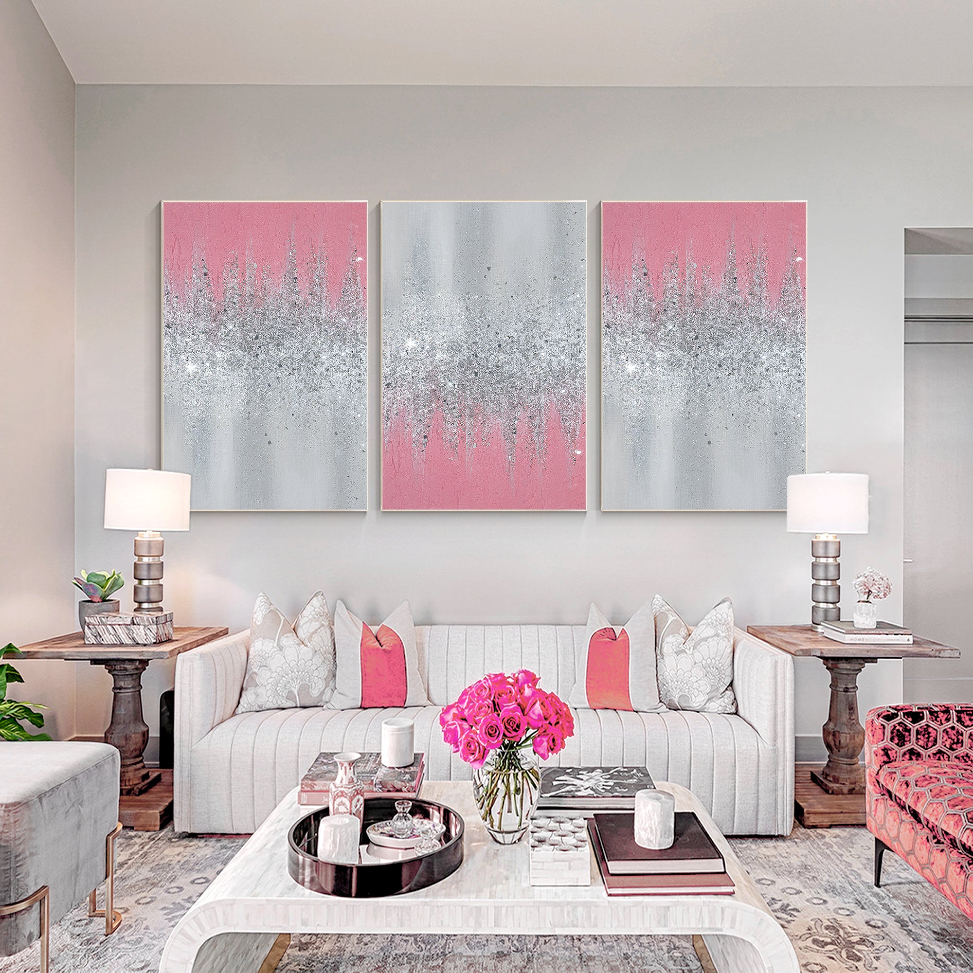 Paintings On Canvas Shiny Room Decor