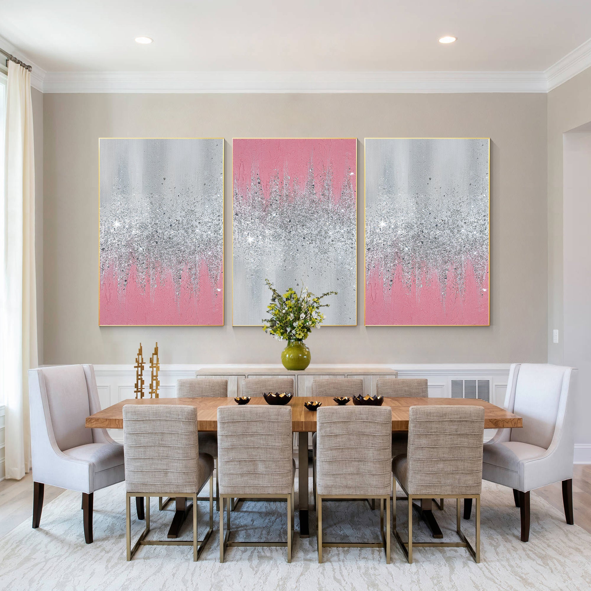 Paintings On Canvas Shiny Room Decor