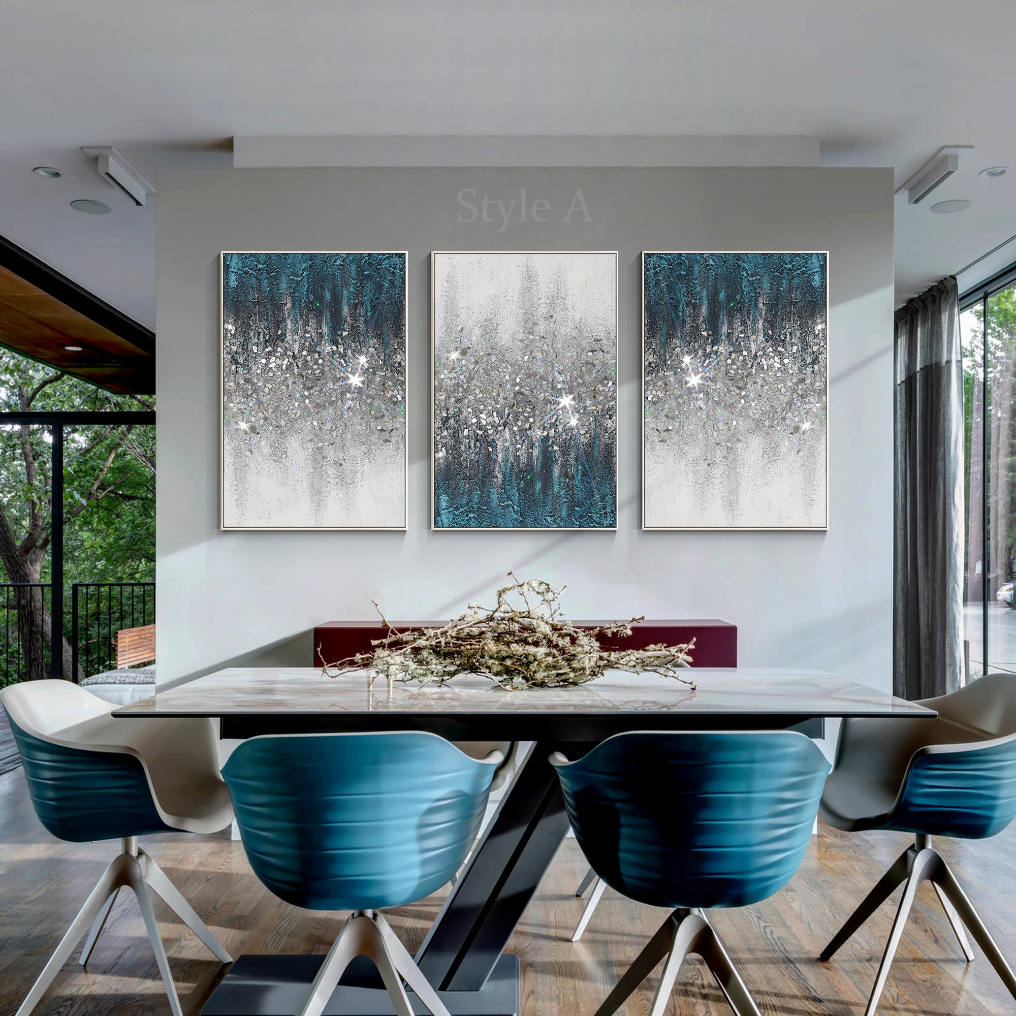 Paintings On Canvas Shiny Room Decor