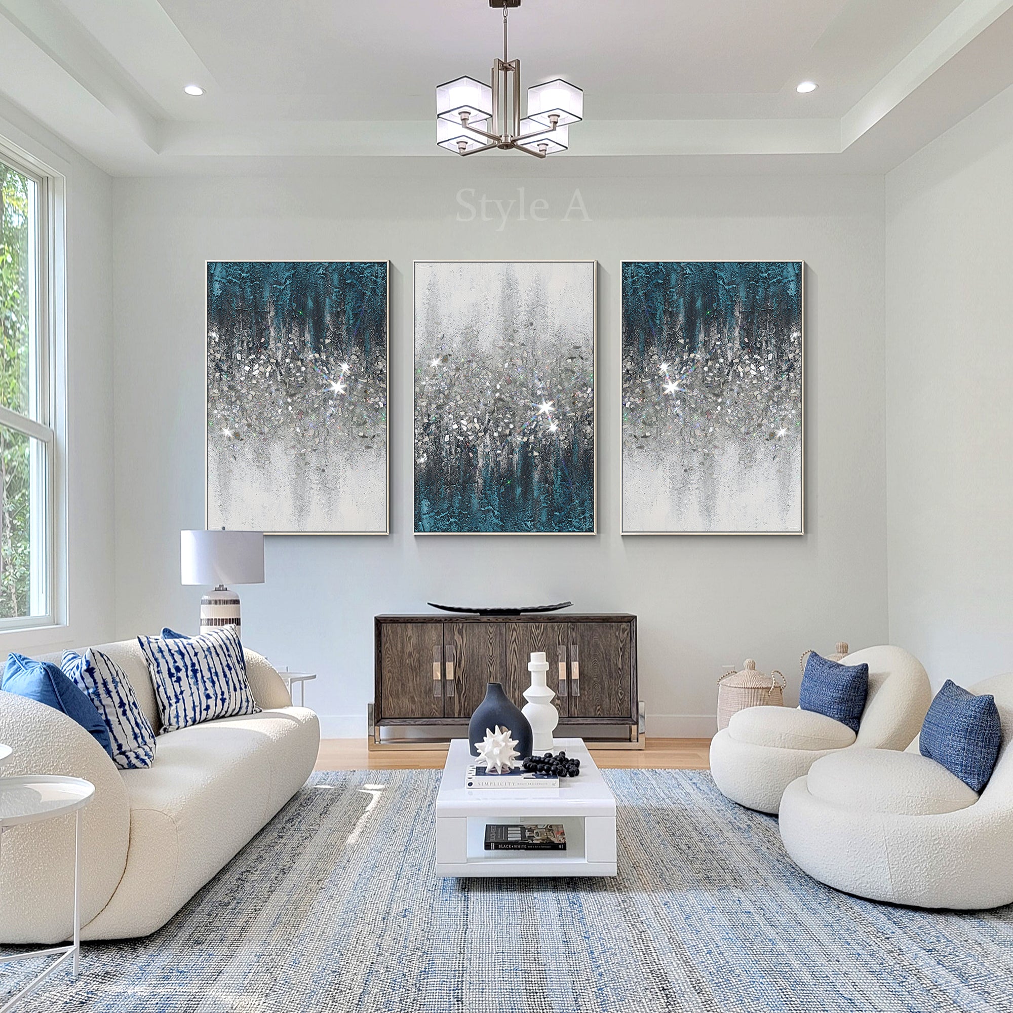 Paintings On Canvas Shiny Room Decor