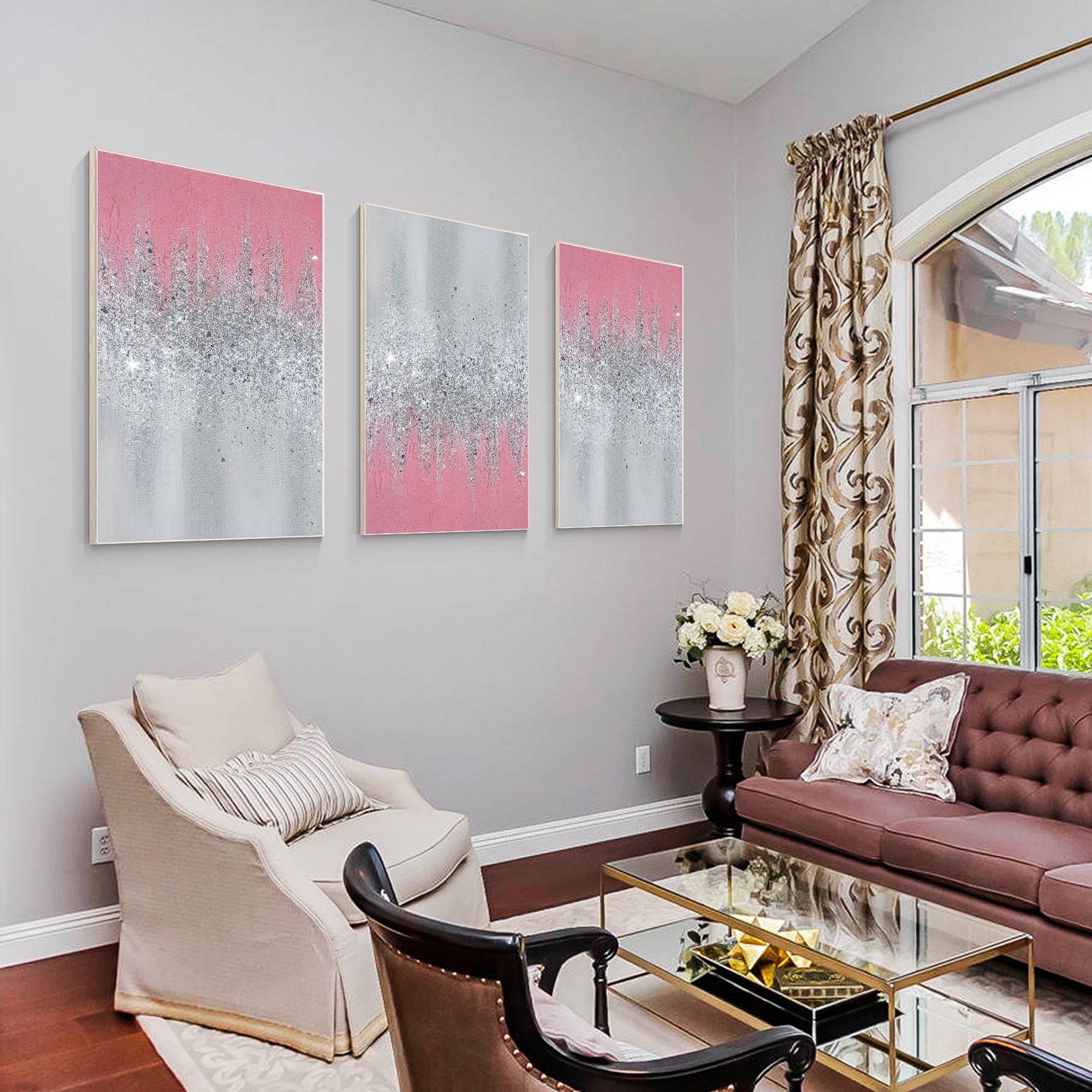 Paintings On Canvas Shiny Room Decor