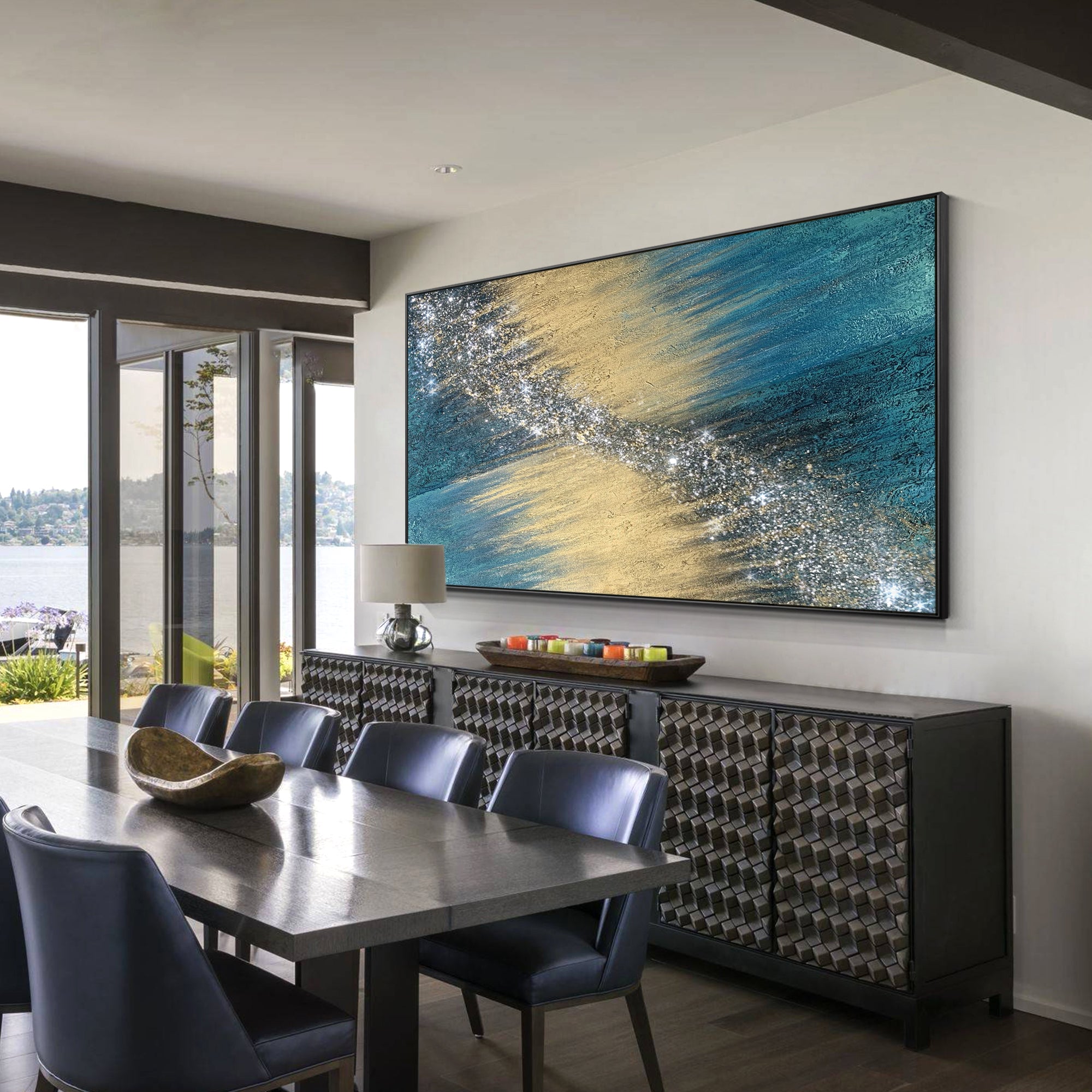 Paintings On Canvas Shiny Room Decor