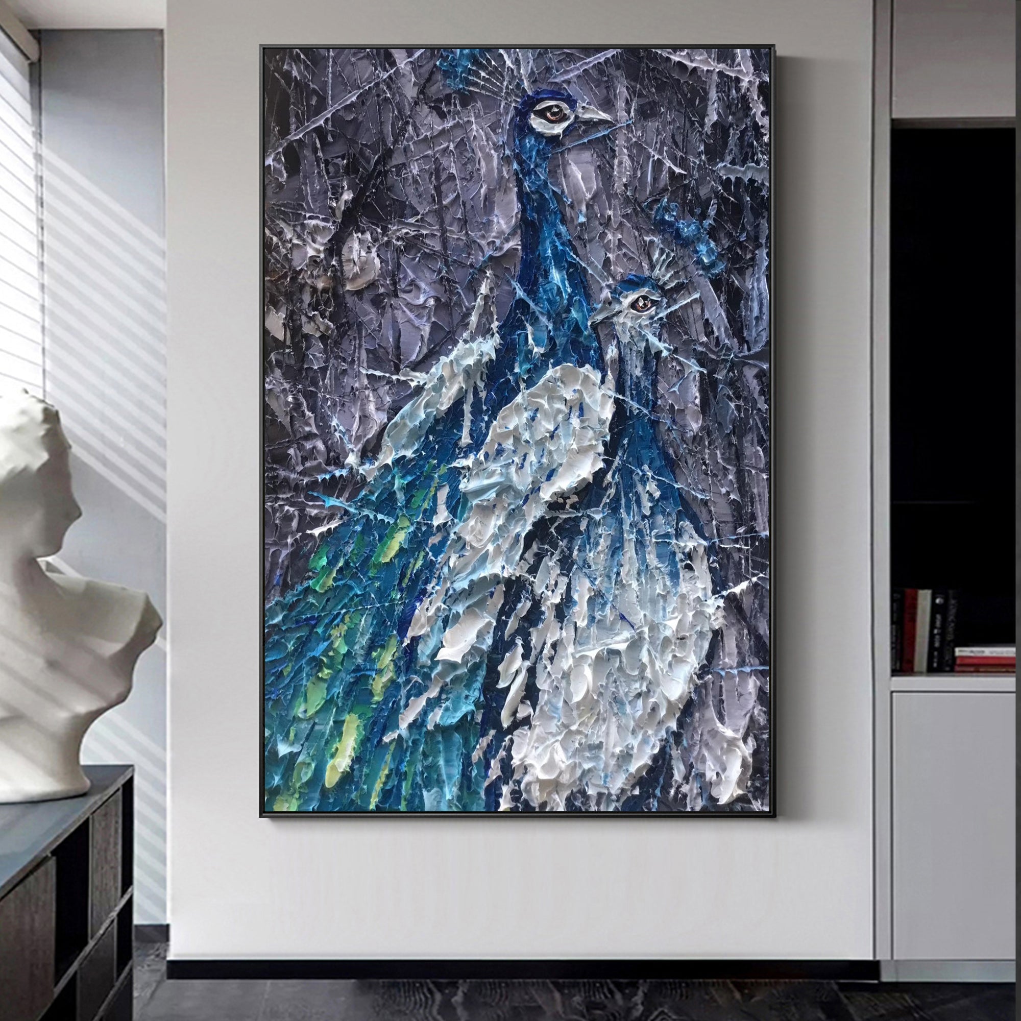 Pfau Kunst Ölgemälde