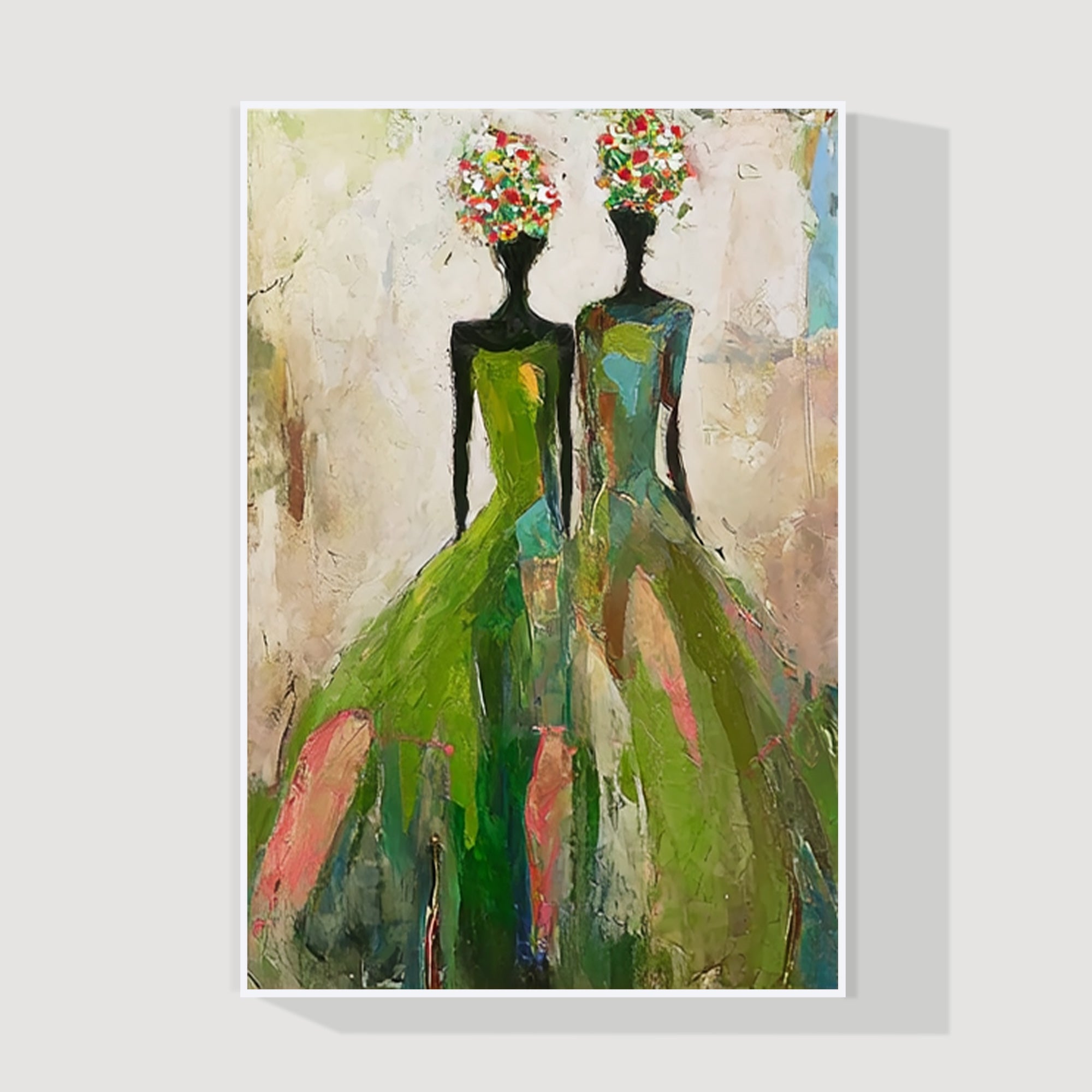 abstract figurative floral
