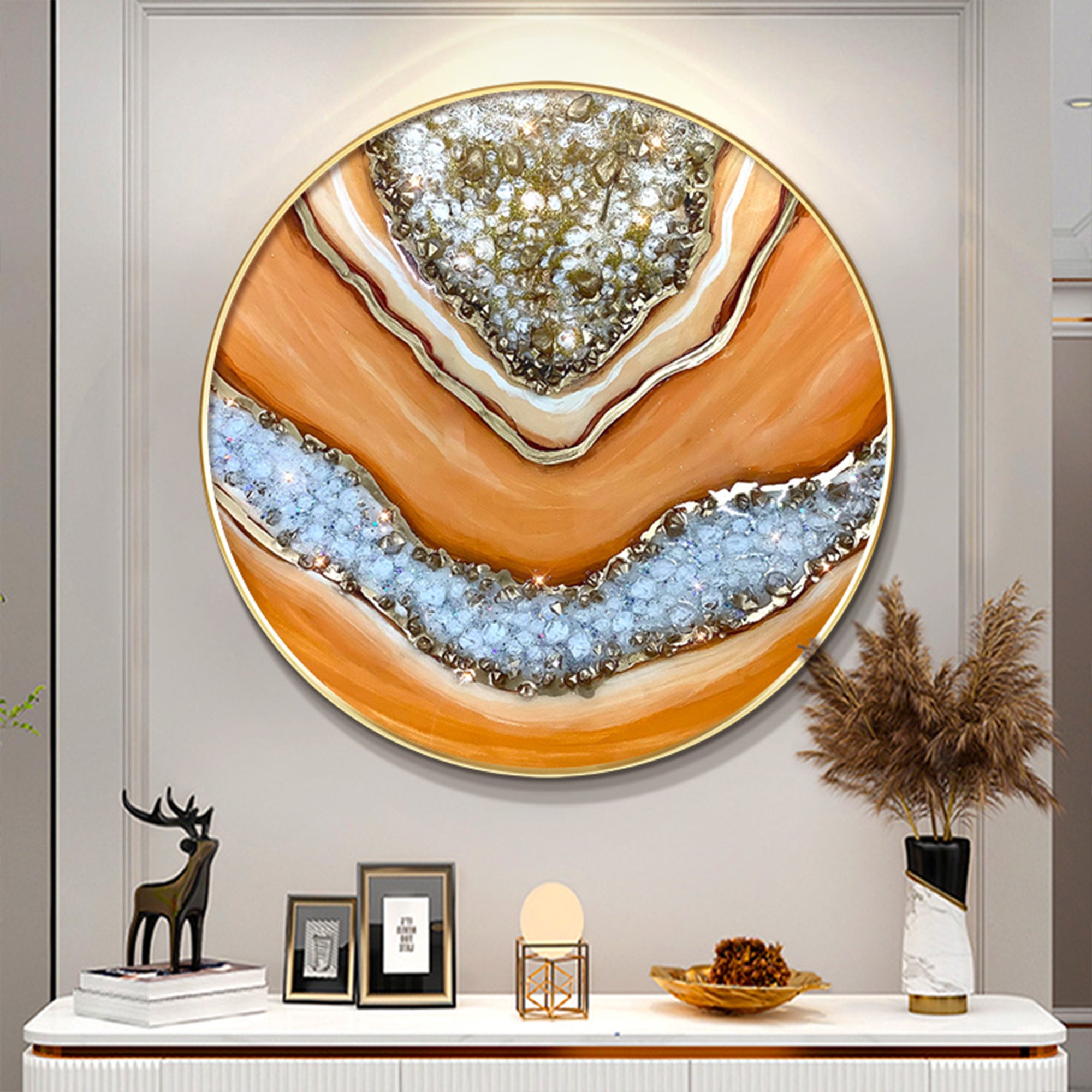 Runde Wandkunst aus Harzgeode - X0193