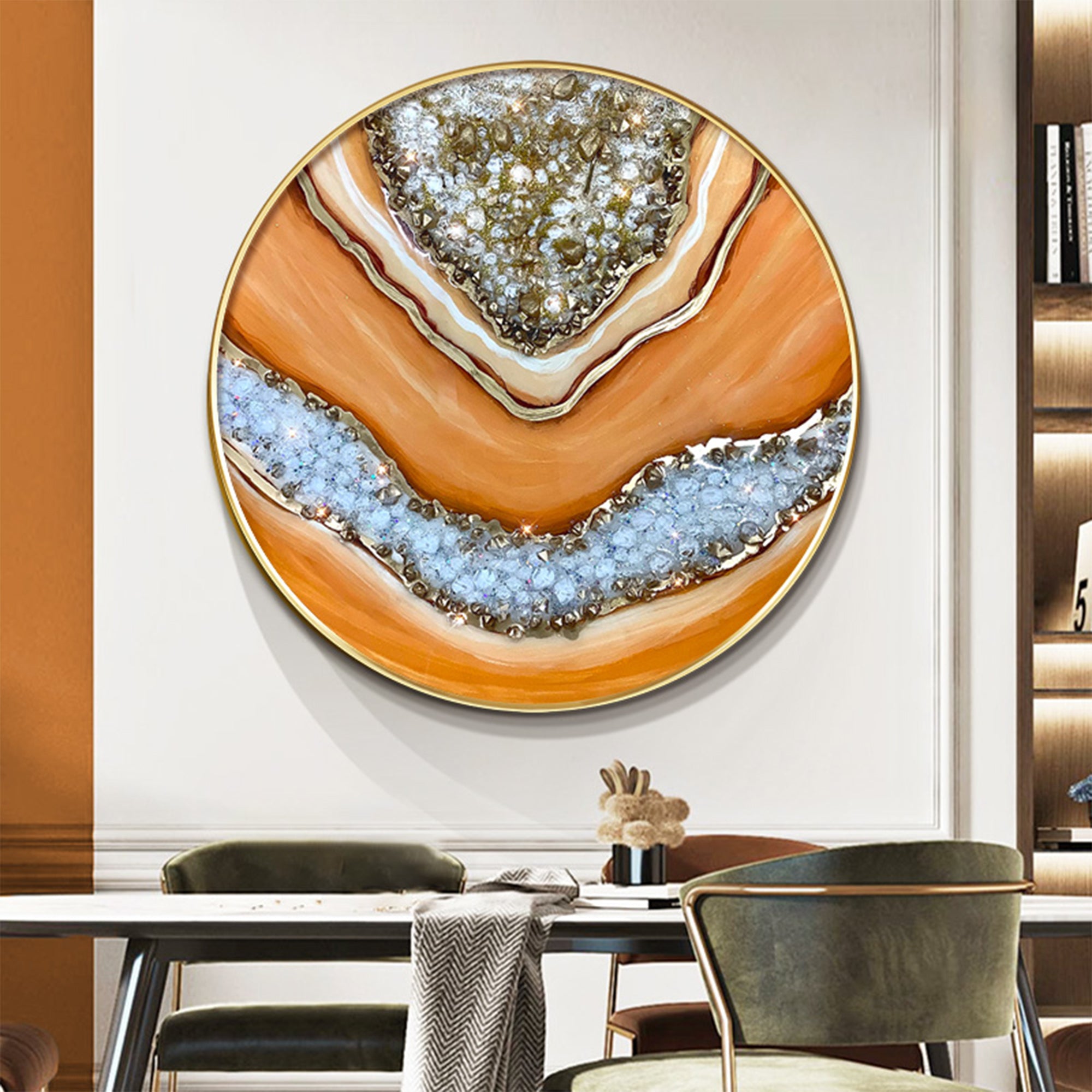 Runde Wandkunst aus Harzgeode - X0193
