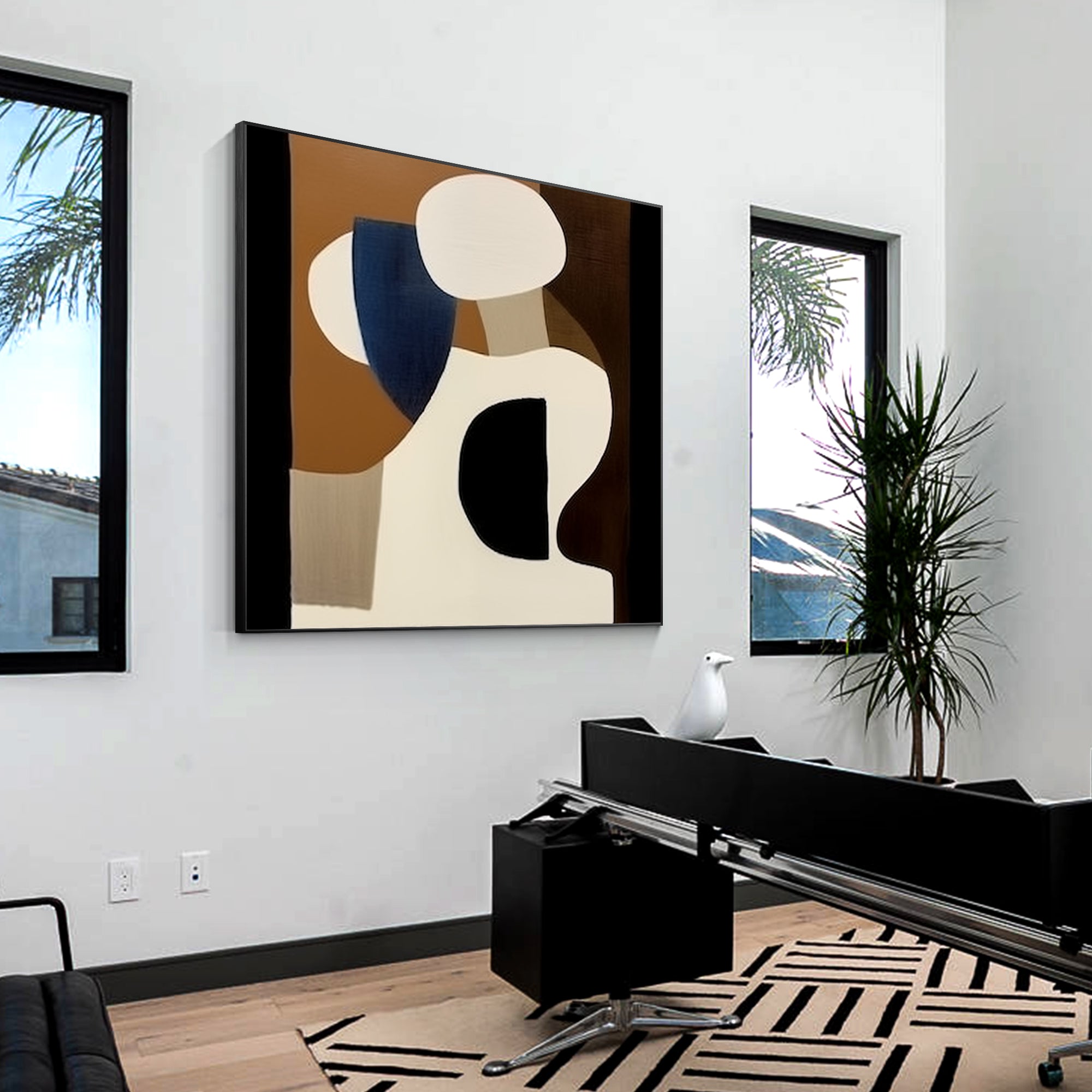 Retro geometric Painting