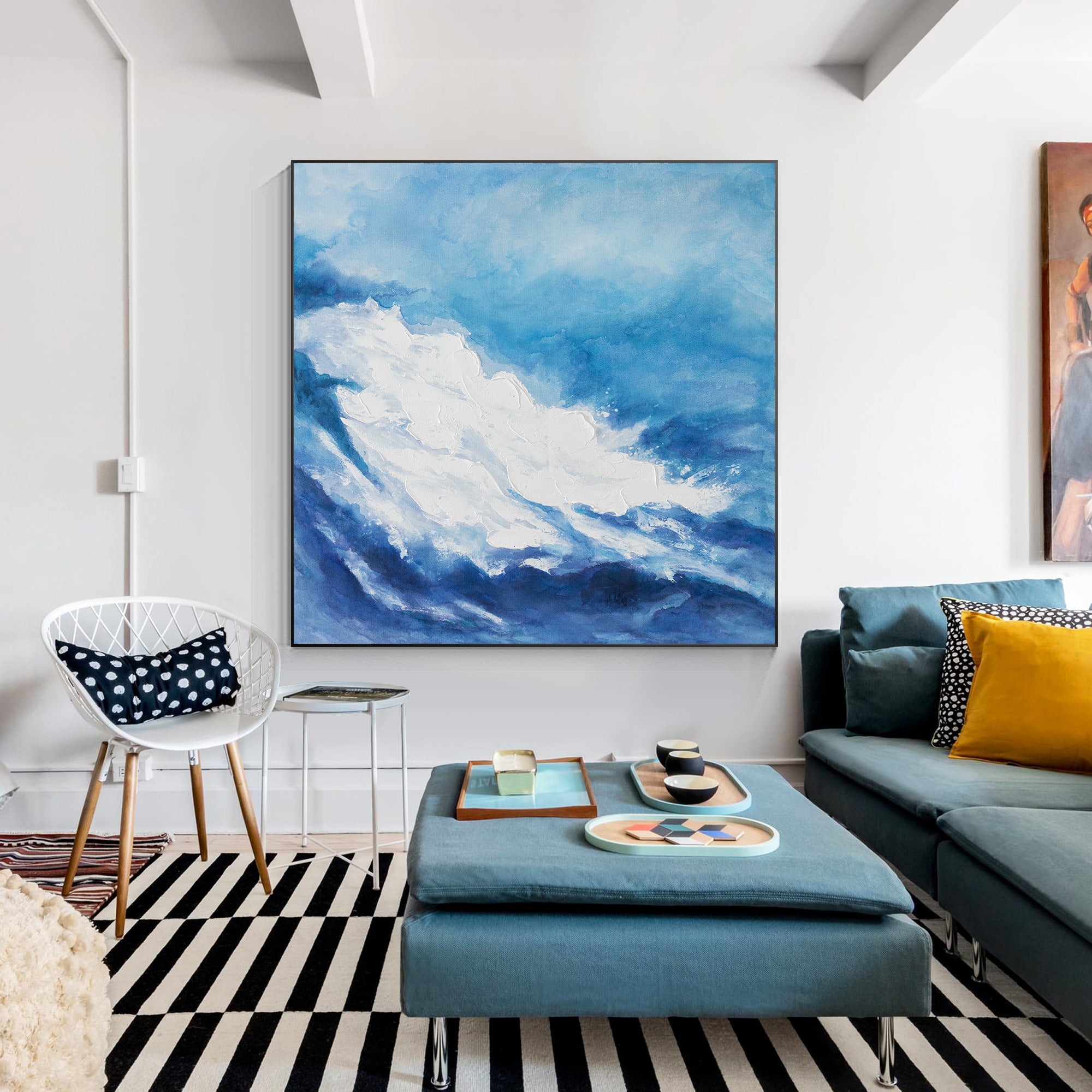 Meereslandschaft Malerei, abstrakte Kunst