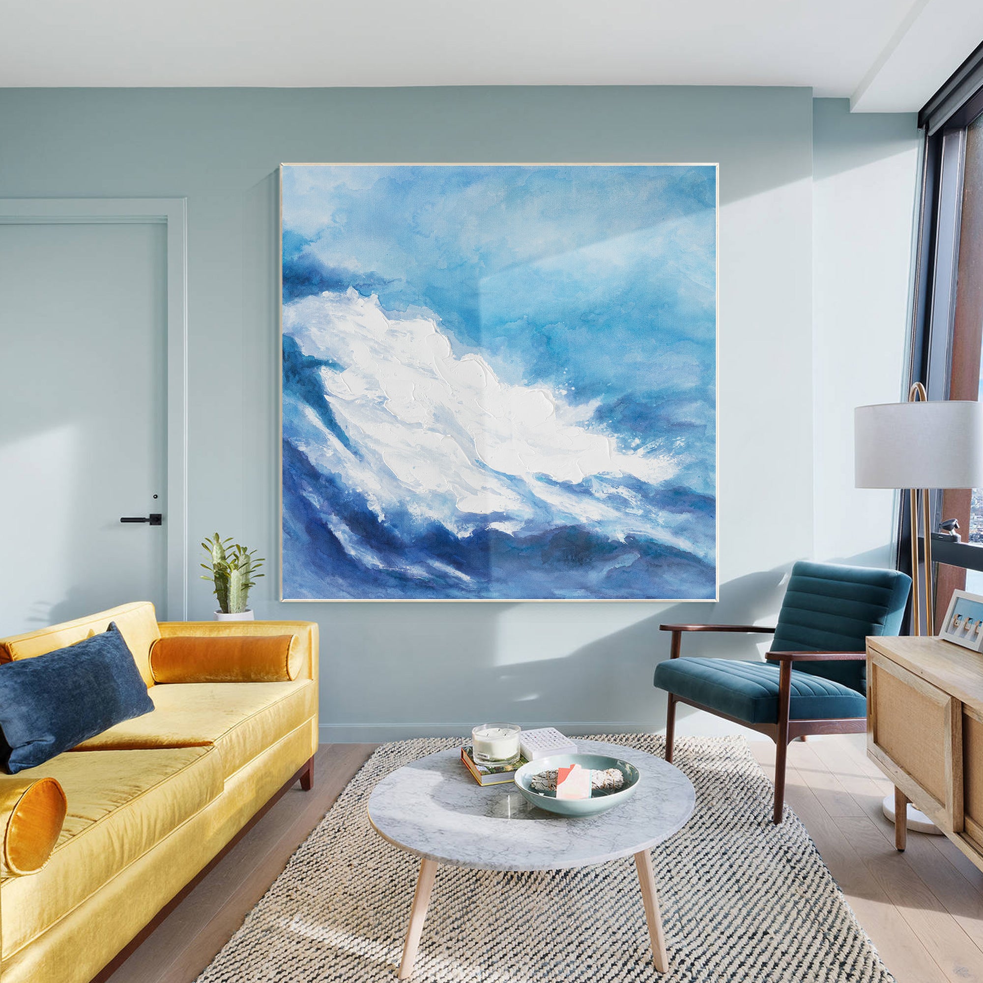 Meereslandschaft Malerei, abstrakte Kunst