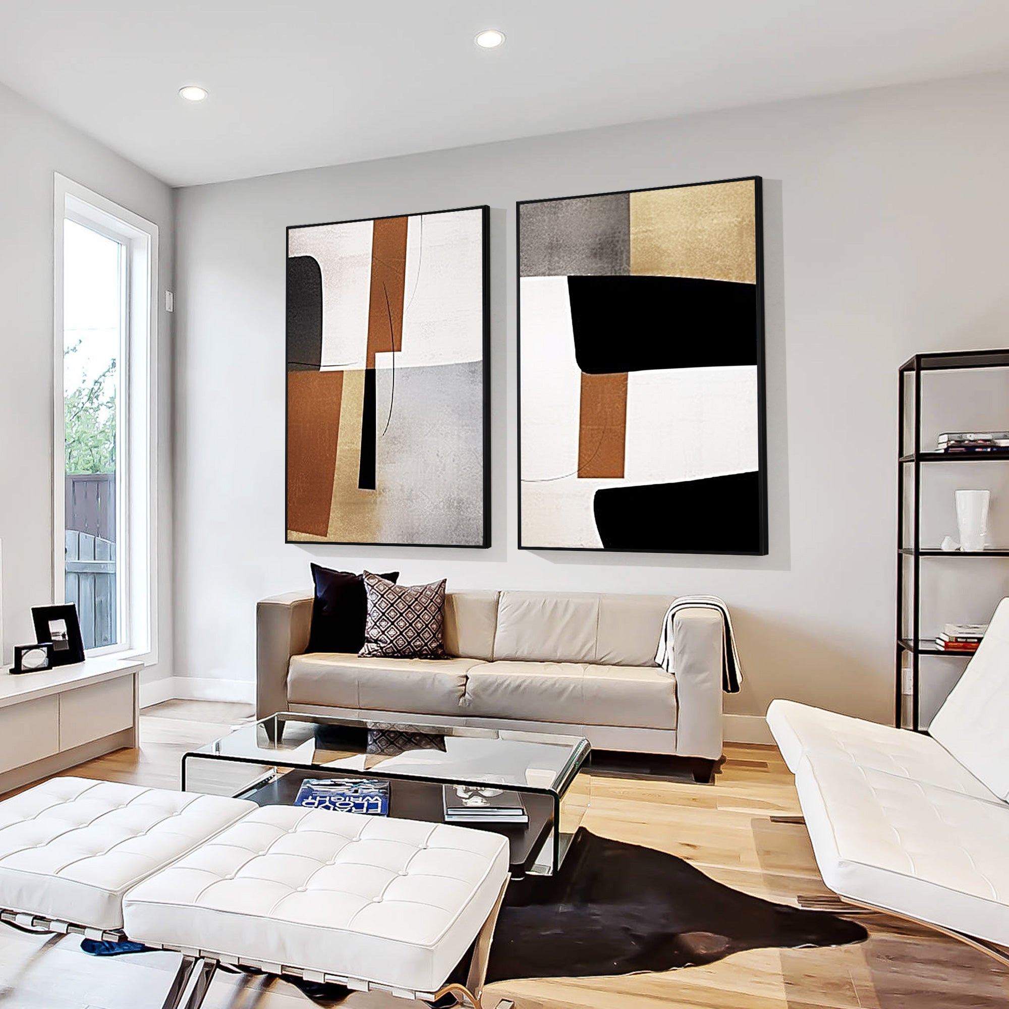 2er-Set Boho-Kunst