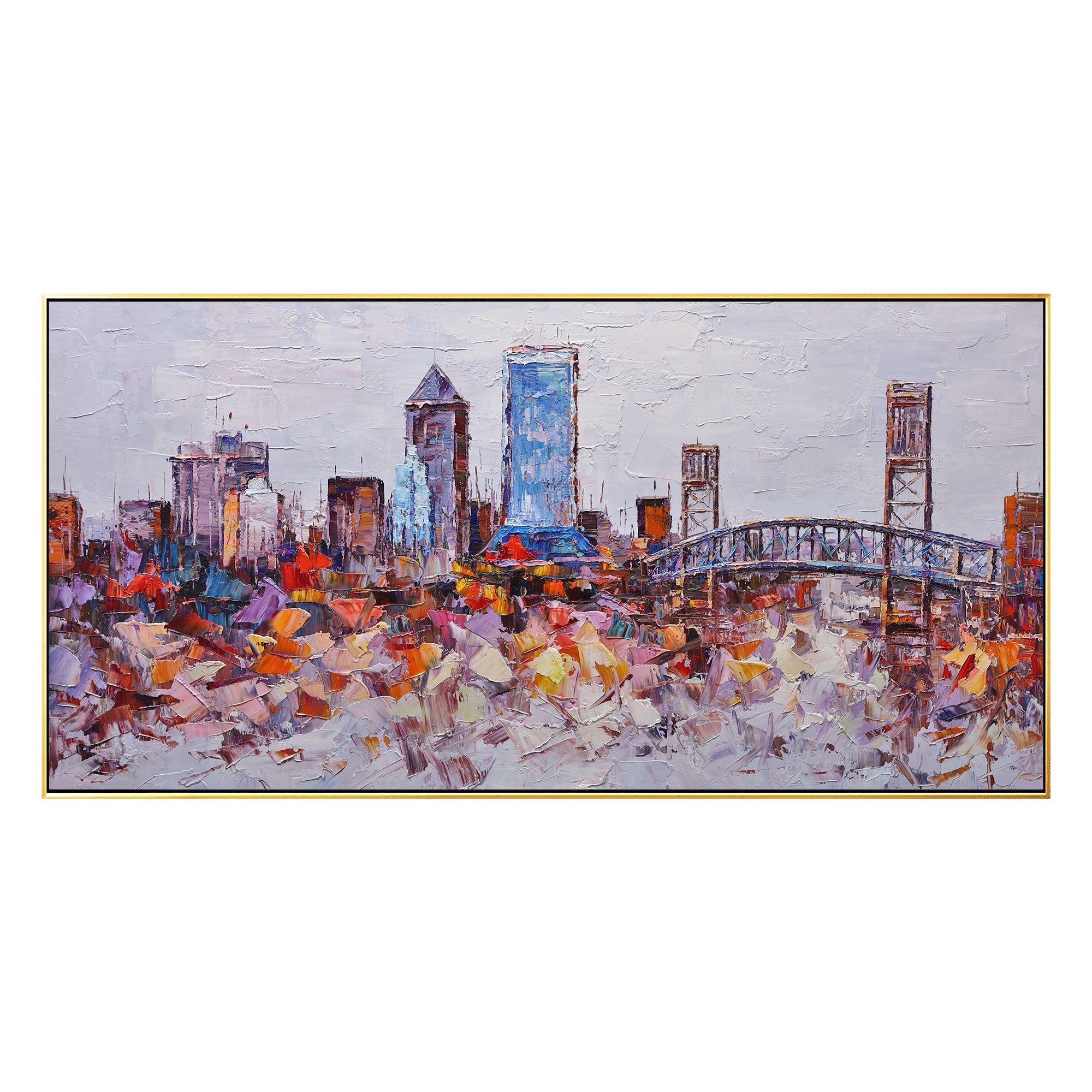 Ölgemälde „Skyline von Florida“