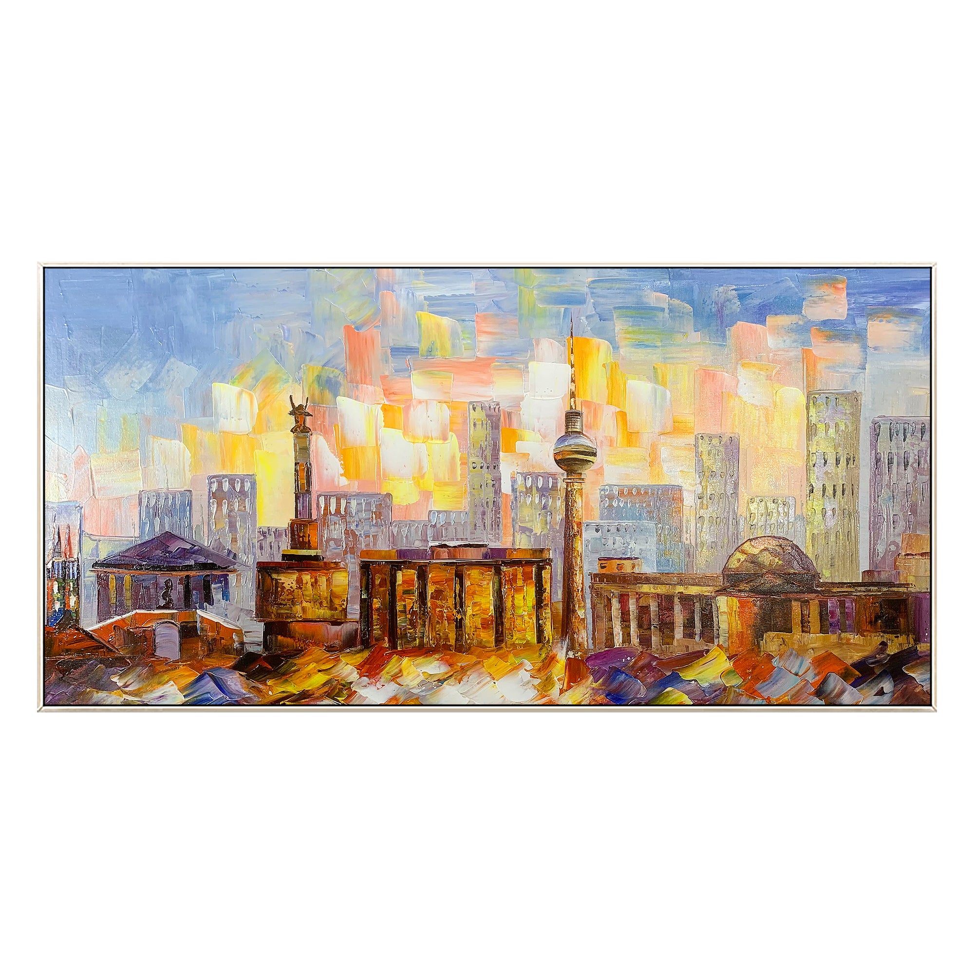 Ölgemälde „Skyline Berlin“