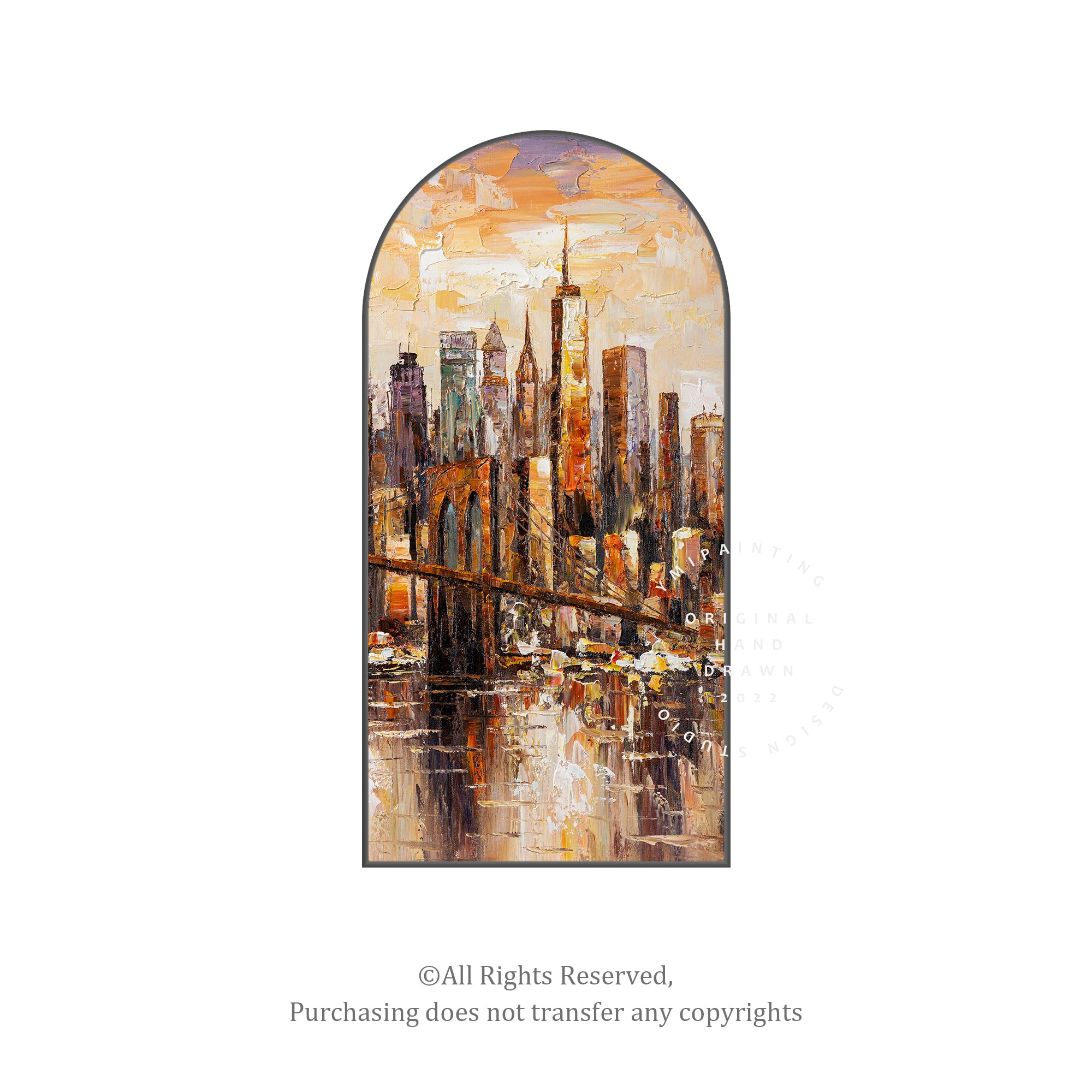 brooklyn bridge skyline
