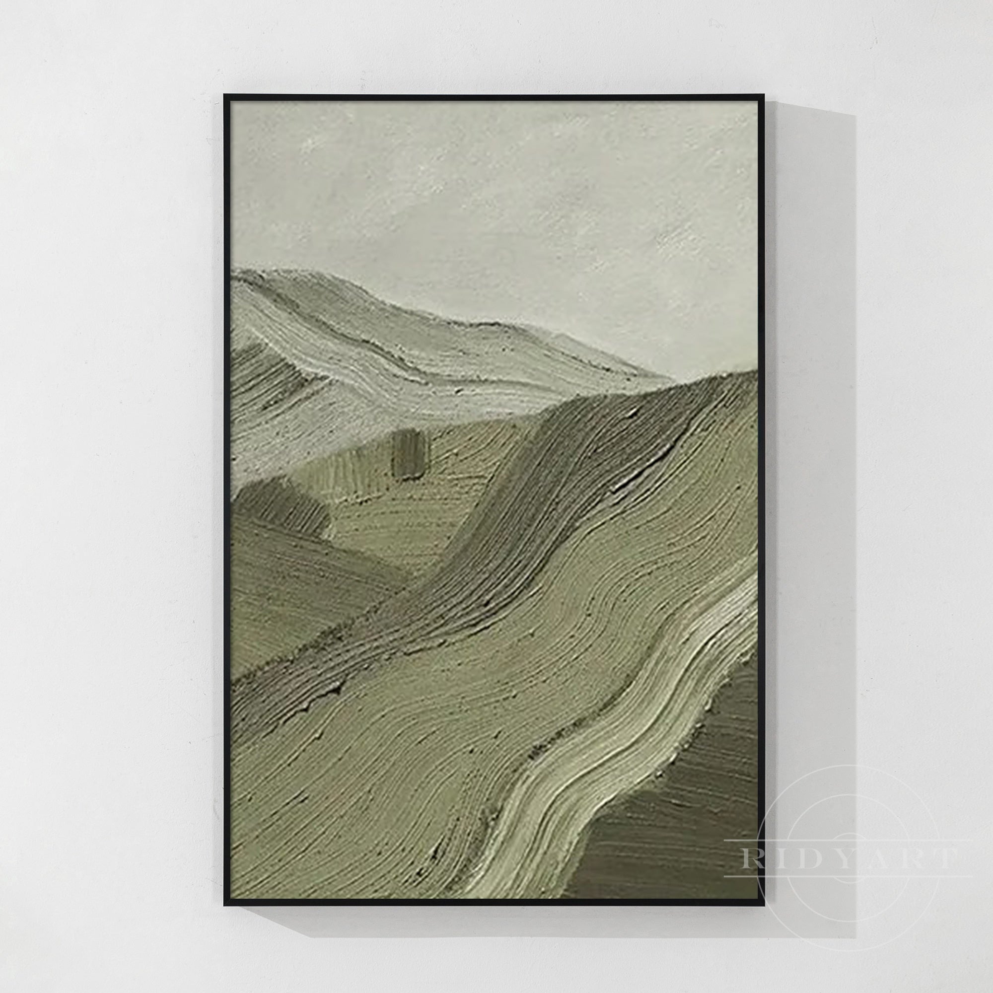 Sage Green Mountain wall art