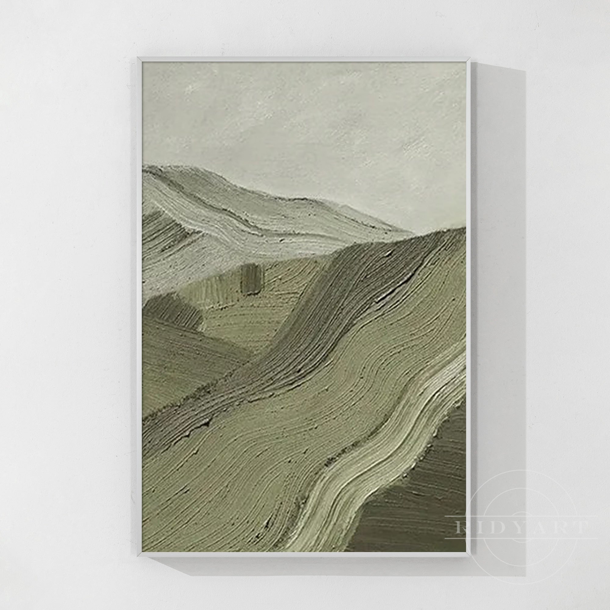 Sage Green Mountain wall art