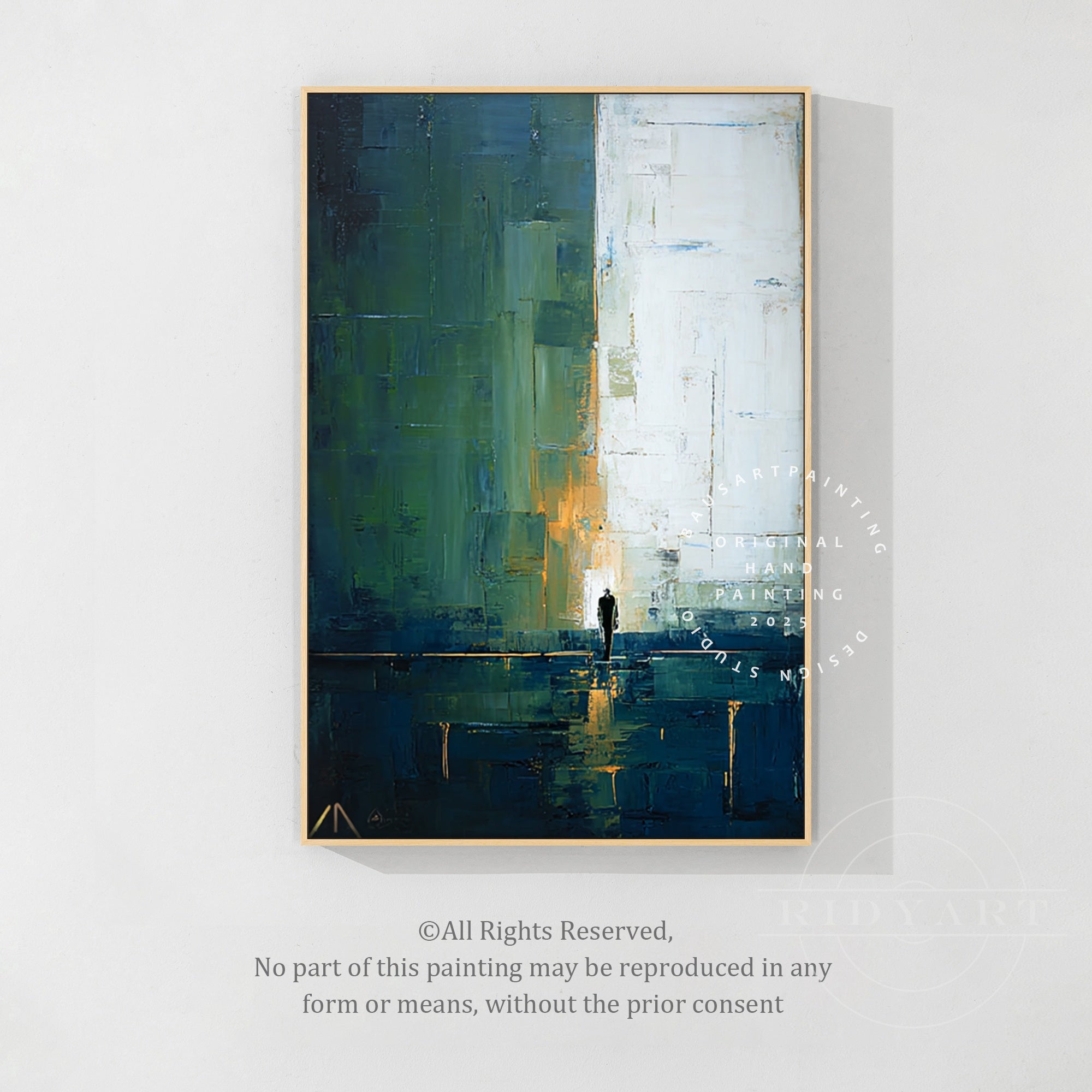 extra large beige textured abstract painting