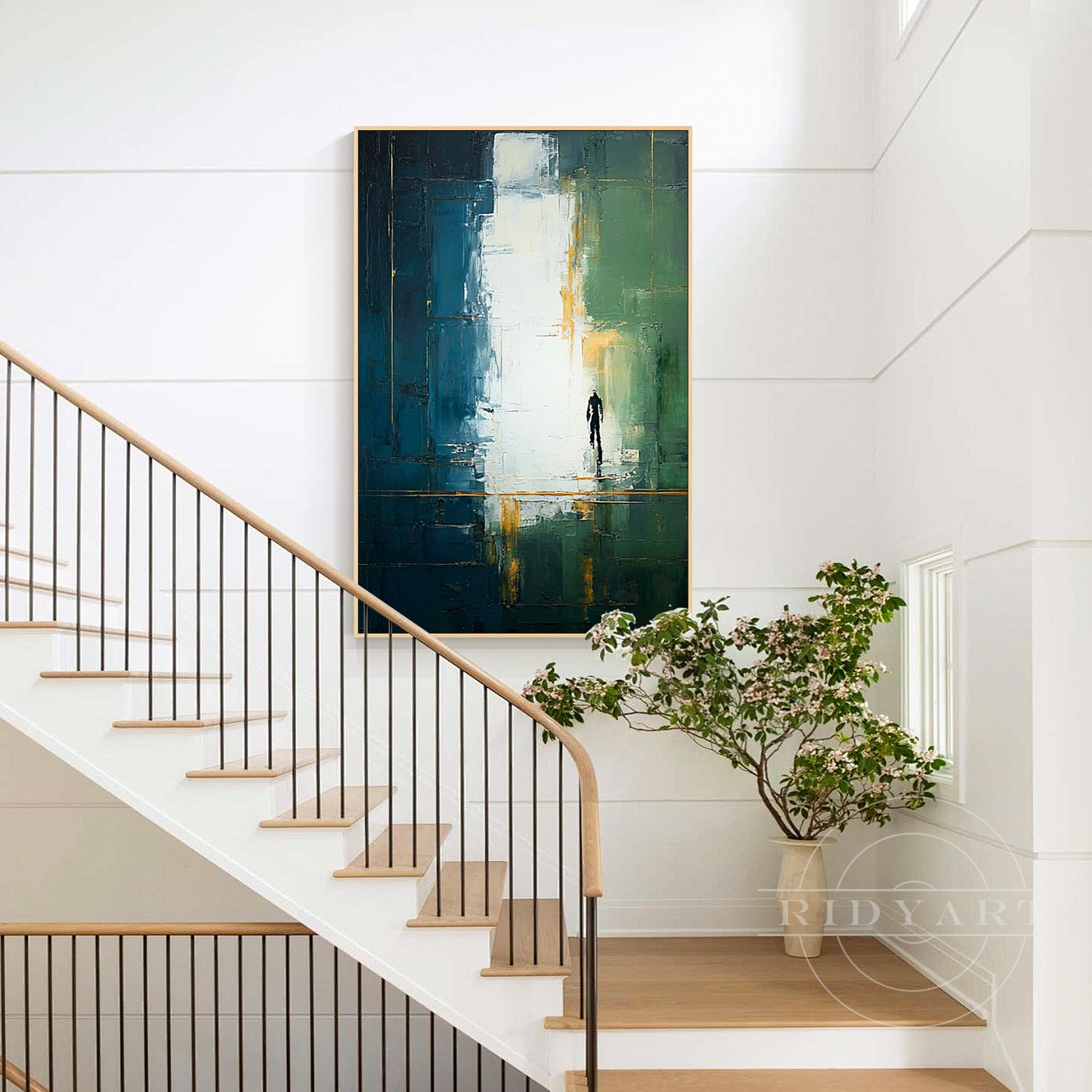 contemporary large abstract canvas wall art