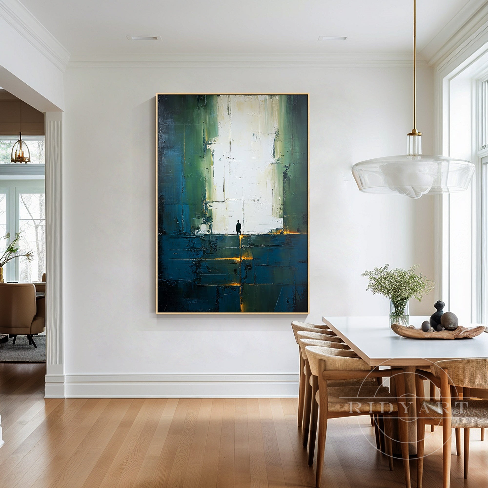 modern statement abstract wall art living room