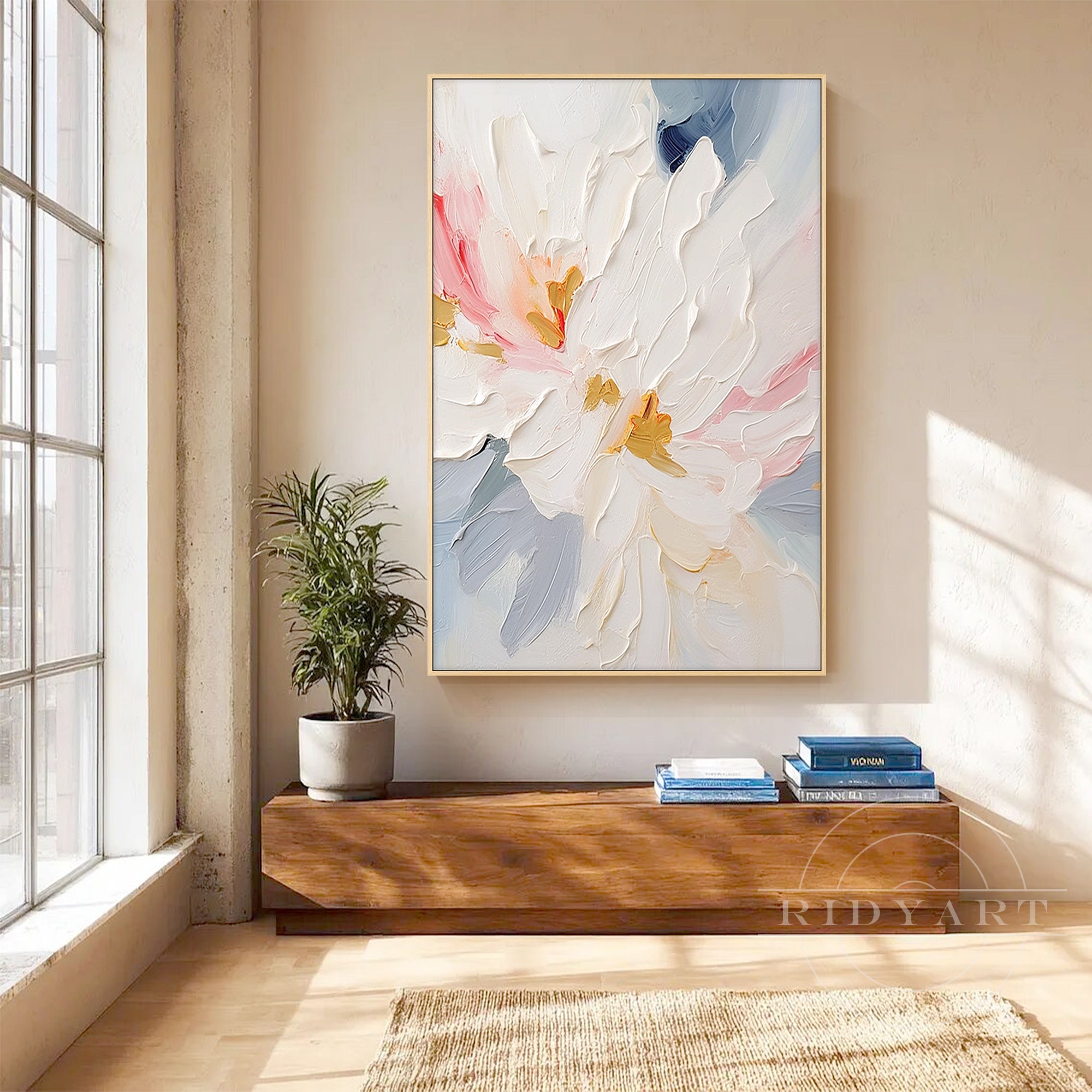 flower wall art_BAUS0909