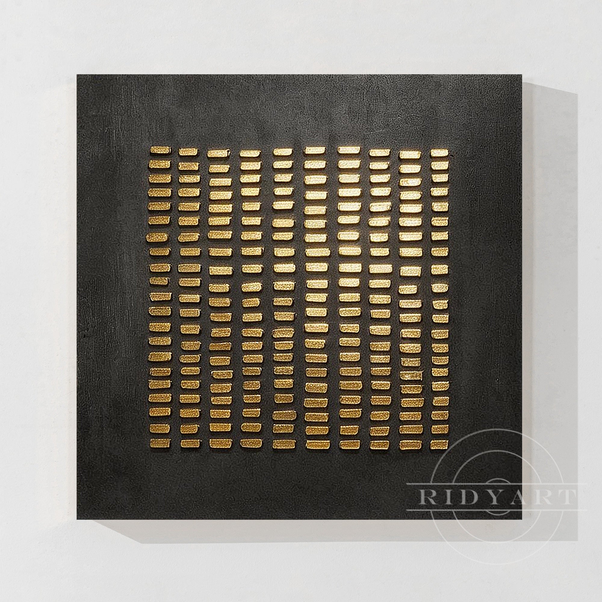 Luxury gold abstract canvas art