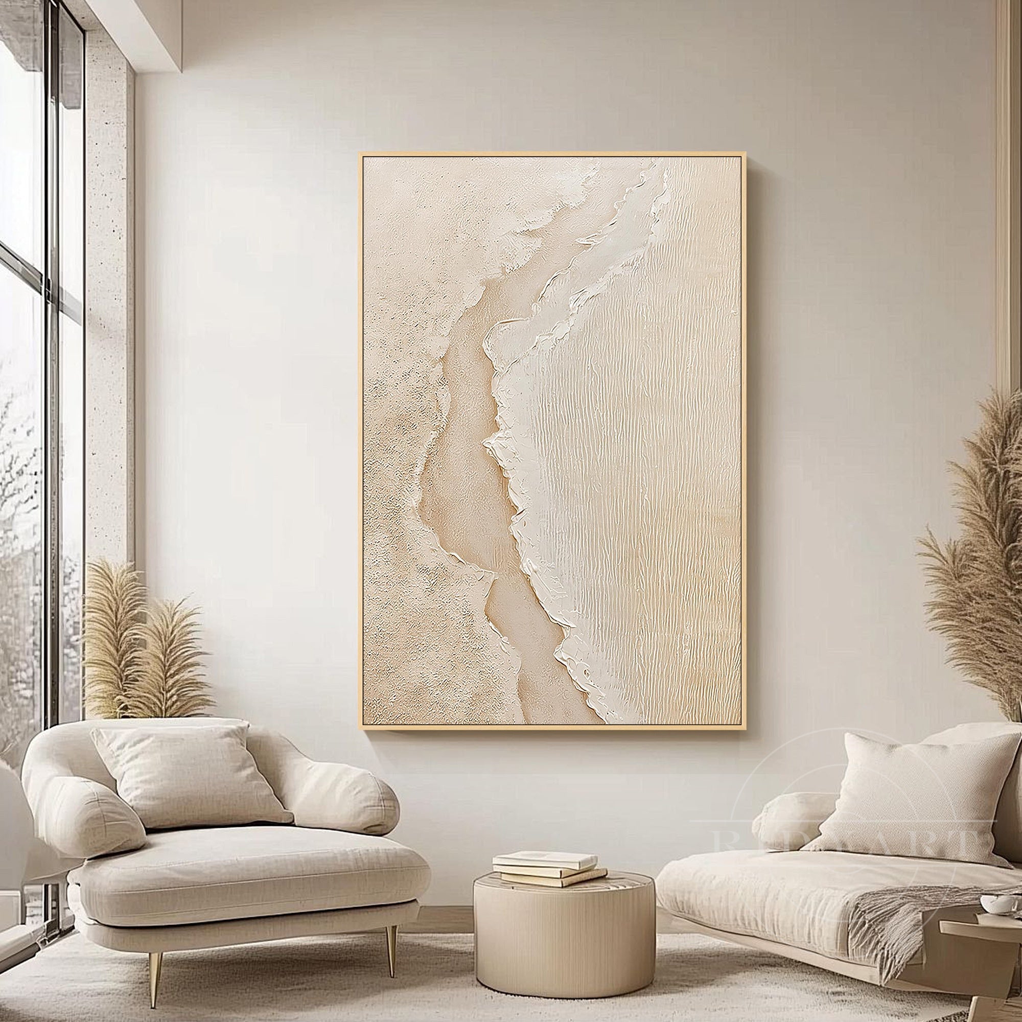 Minimalist coastal wall decor