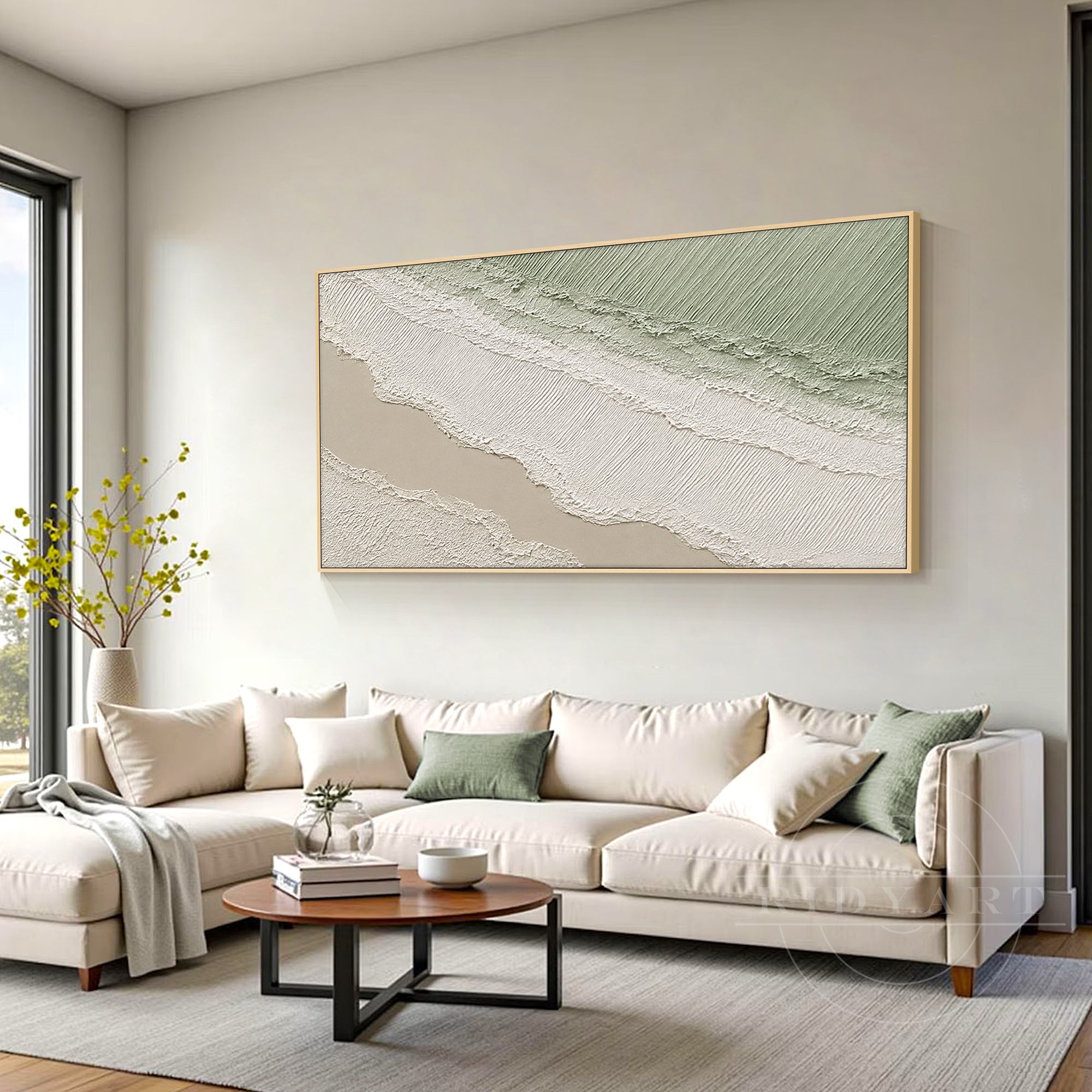 3D sea wave abstract artwork