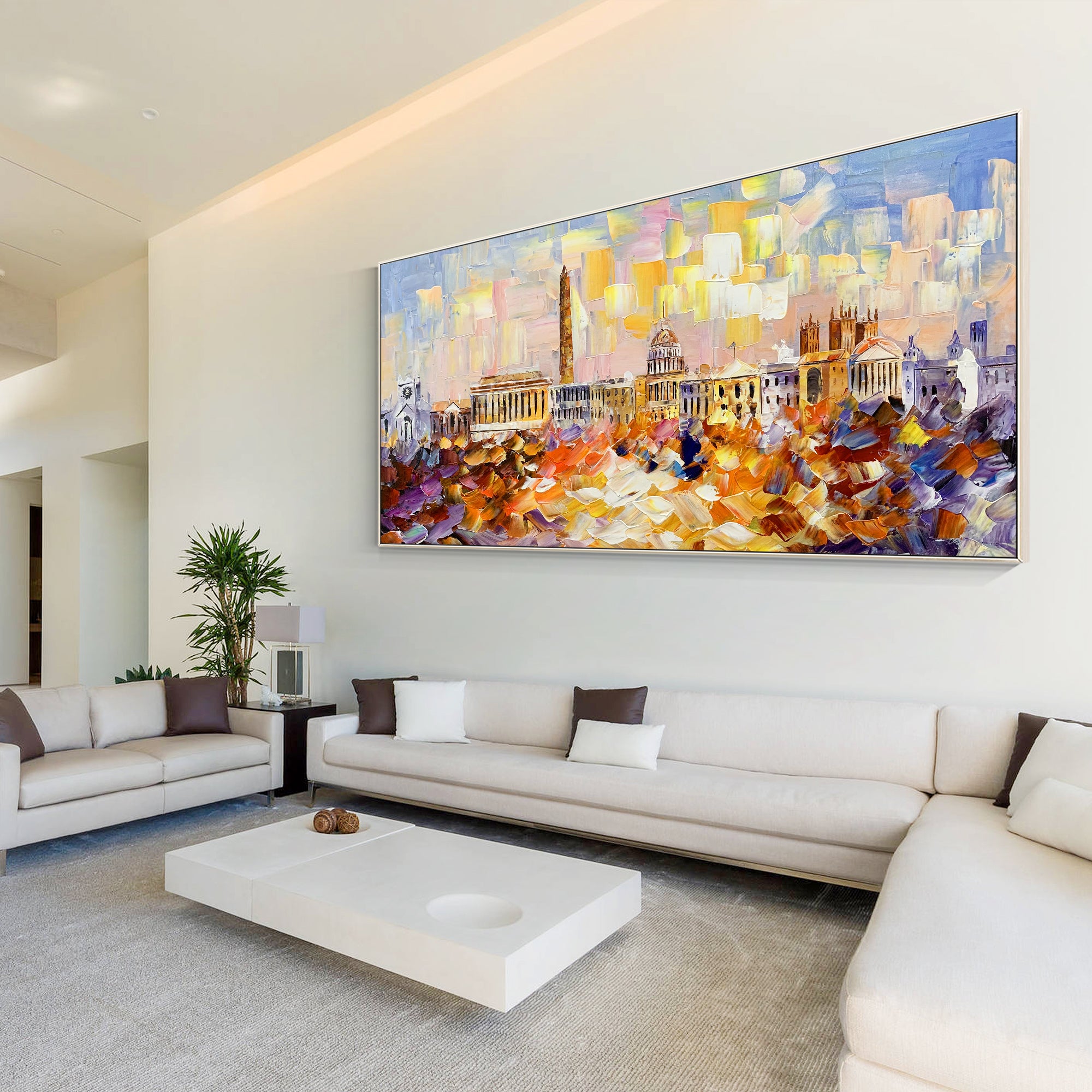 Originalgemälde „Skyline von Washington DC“