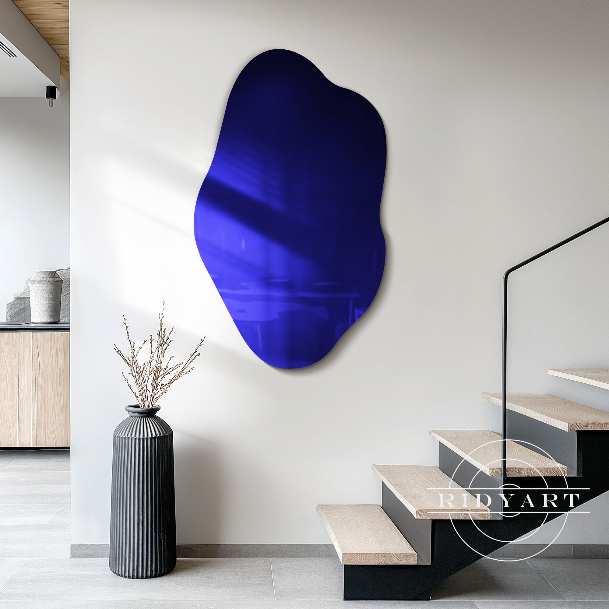 Ombre neon canvas for living room