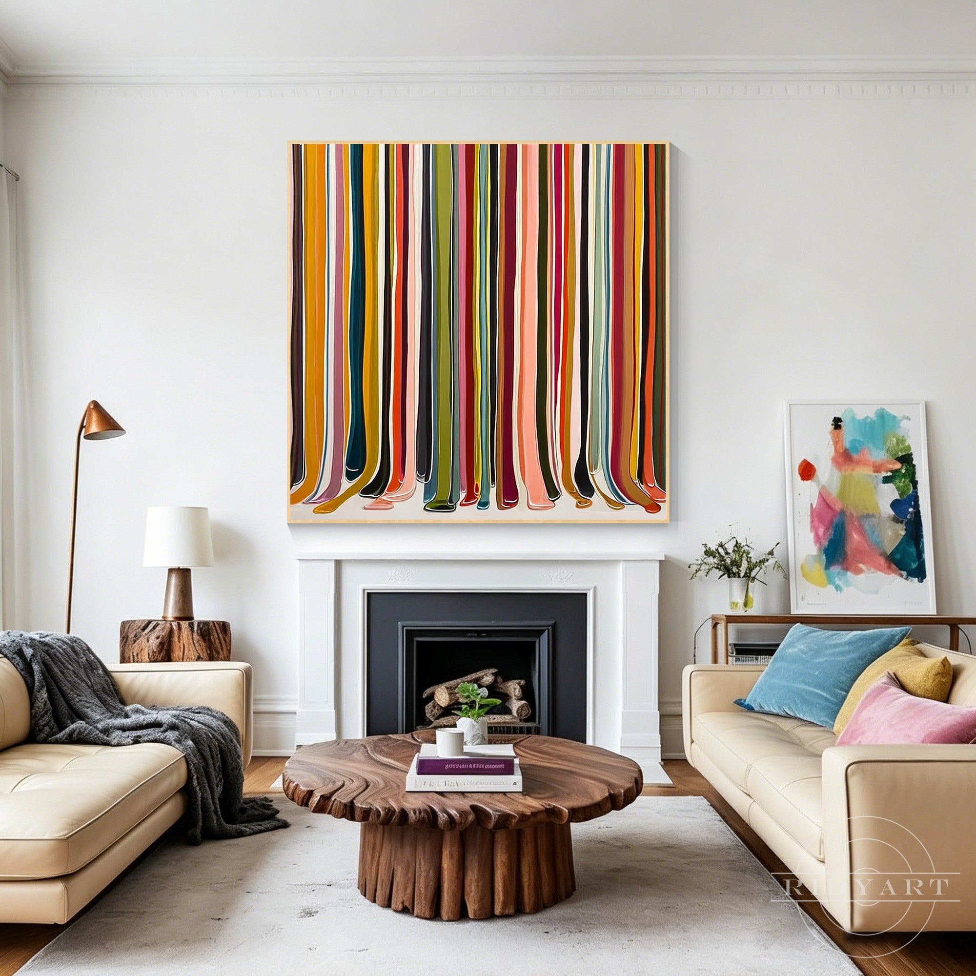 Abstrakt vægkunst_7art853