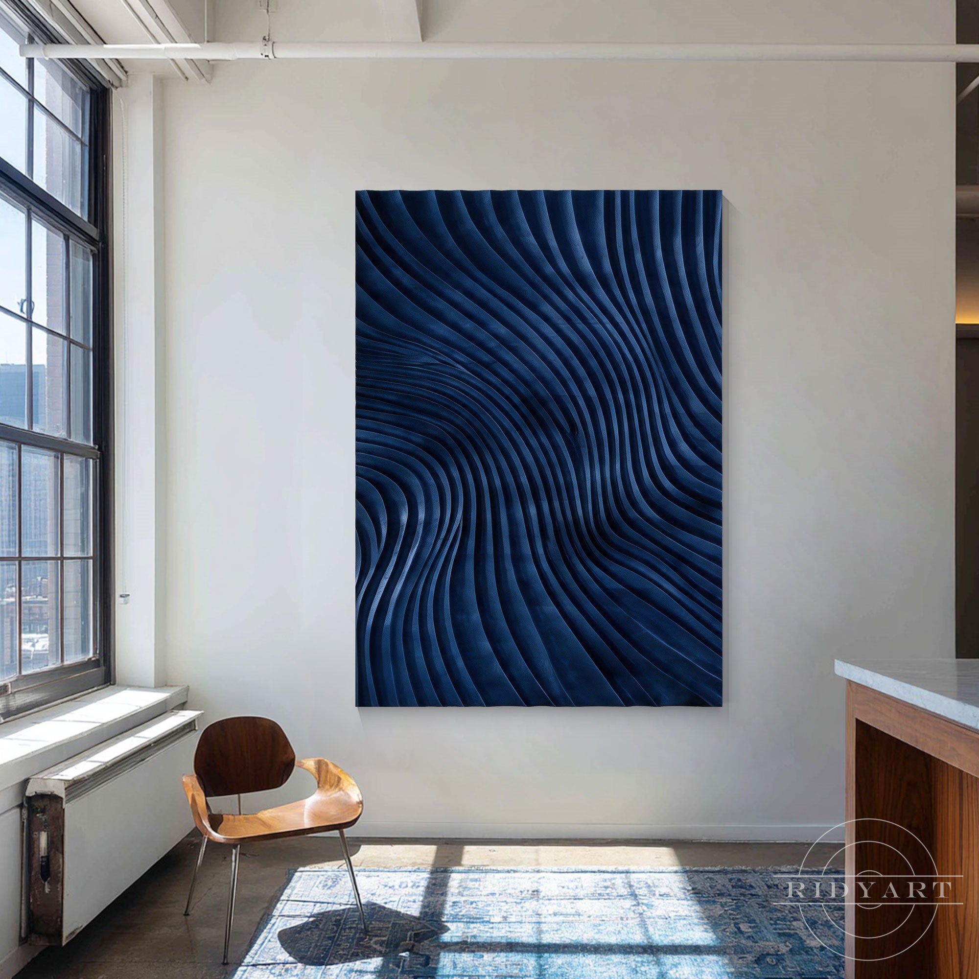 فن جداري خشبي_7ART073