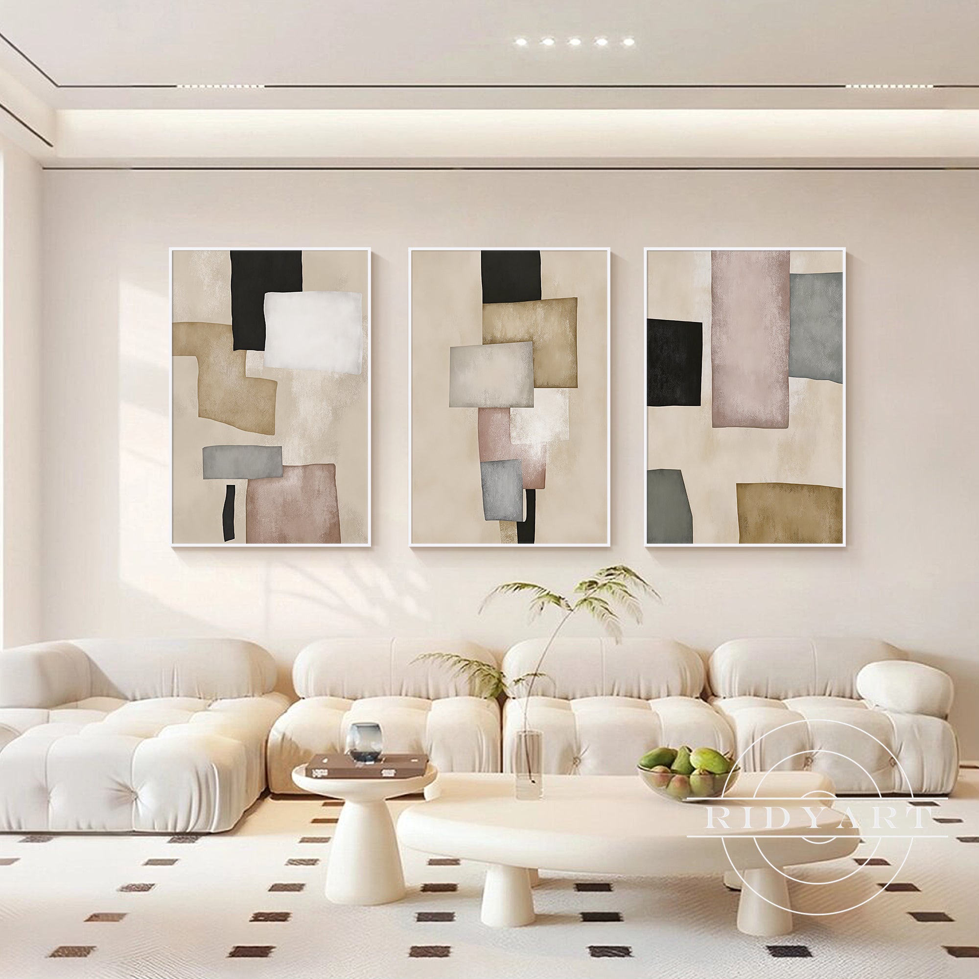 Boho style modern wall decor