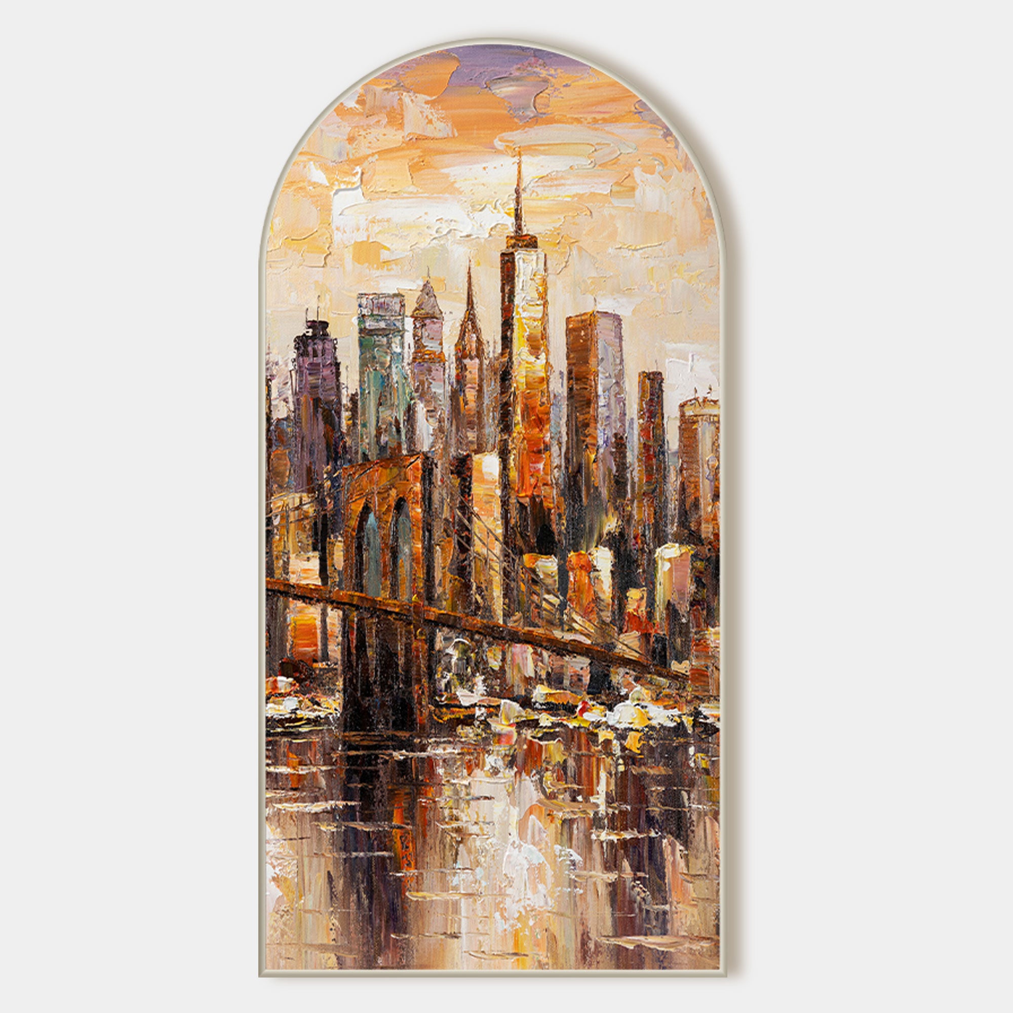 brooklyn bridge skyline