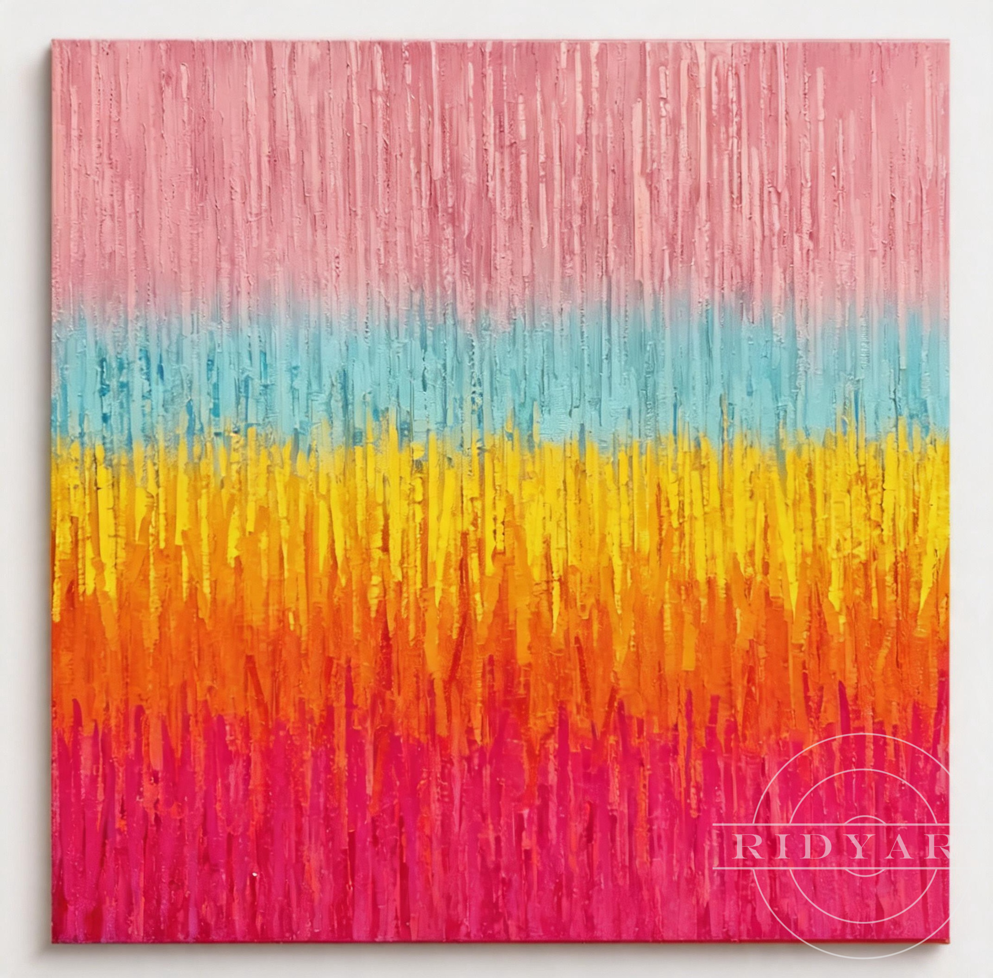 Pink Abstract wall art BA0952
