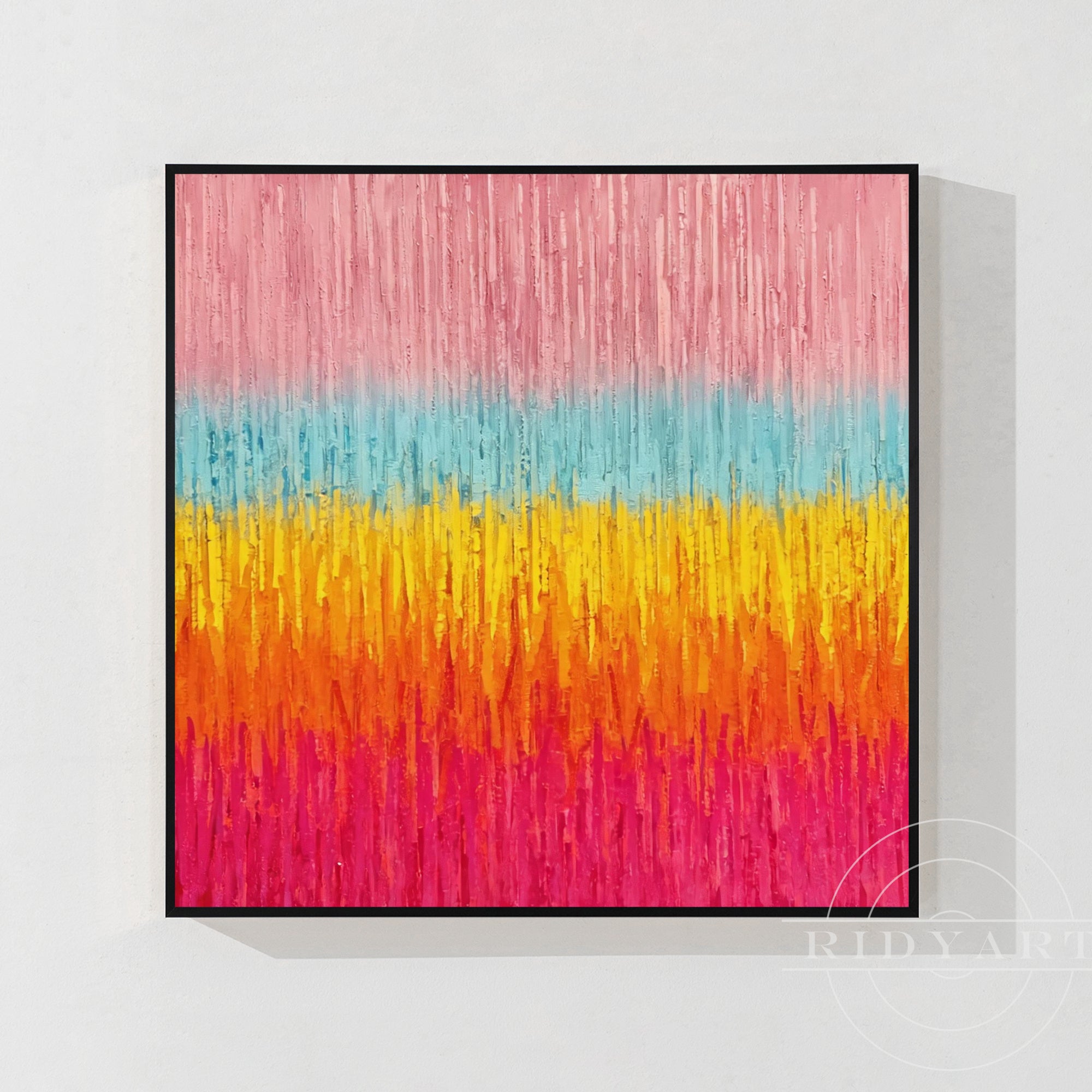Pink Abstract wall art BA0952