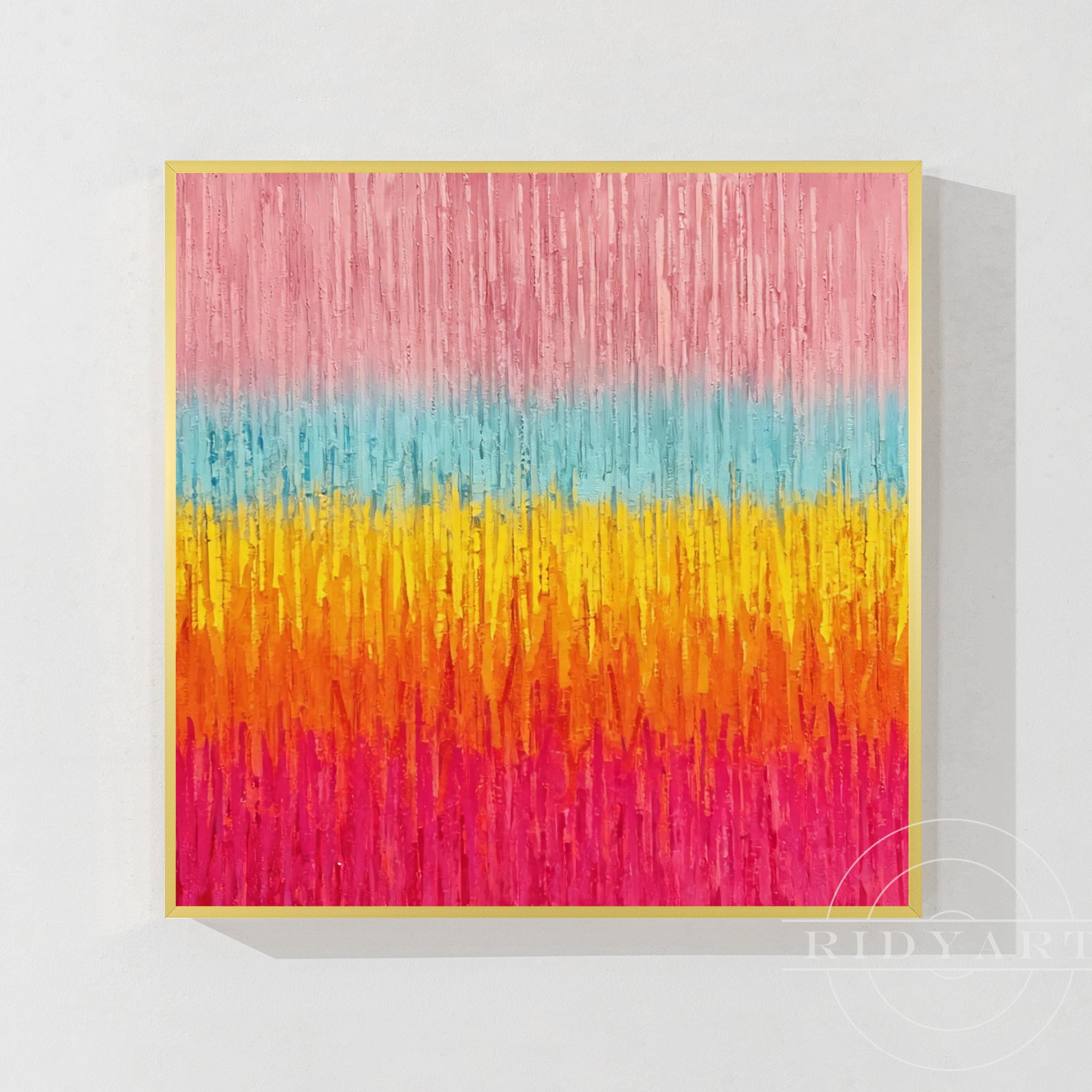 Pink Abstract wall art BA0952