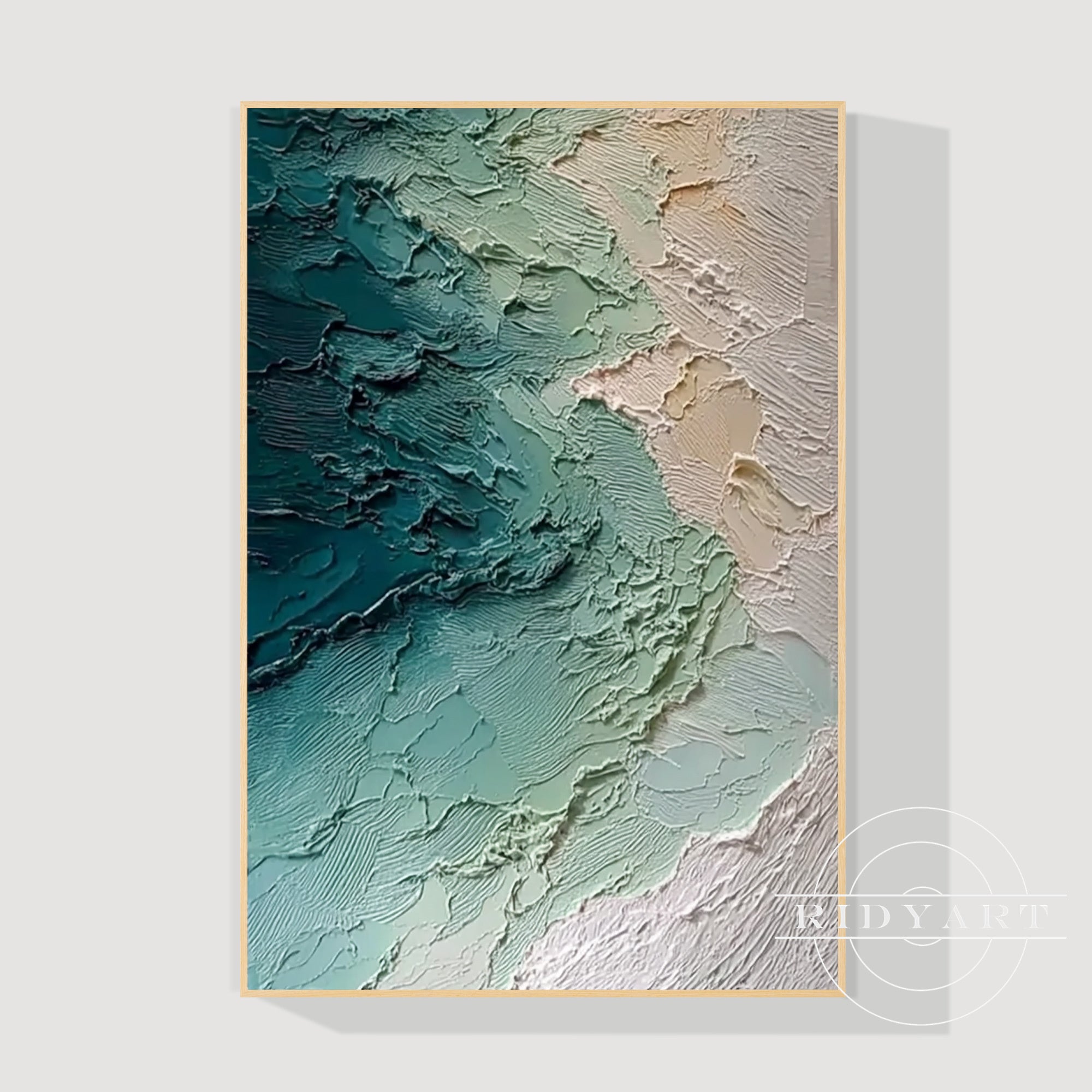 3D textured seascape painting
