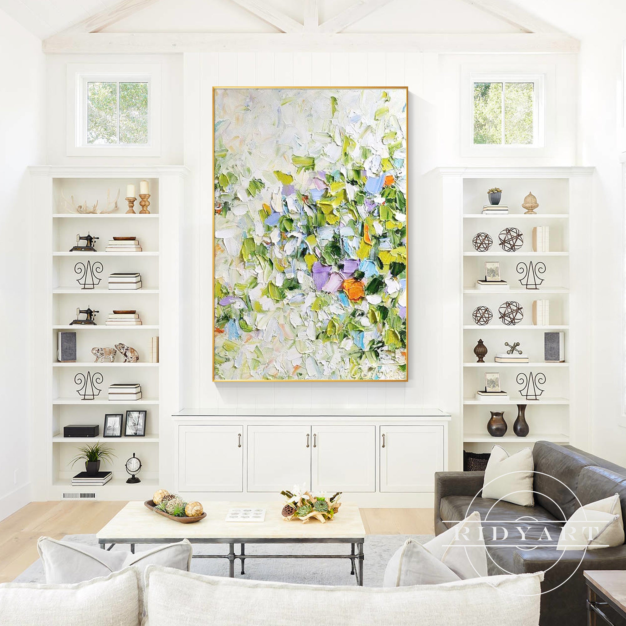 Extra large nature-inspired wall art