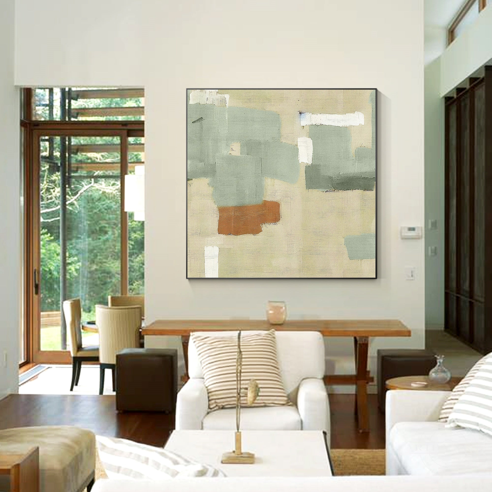Extra-large modern abstract painting for home decor