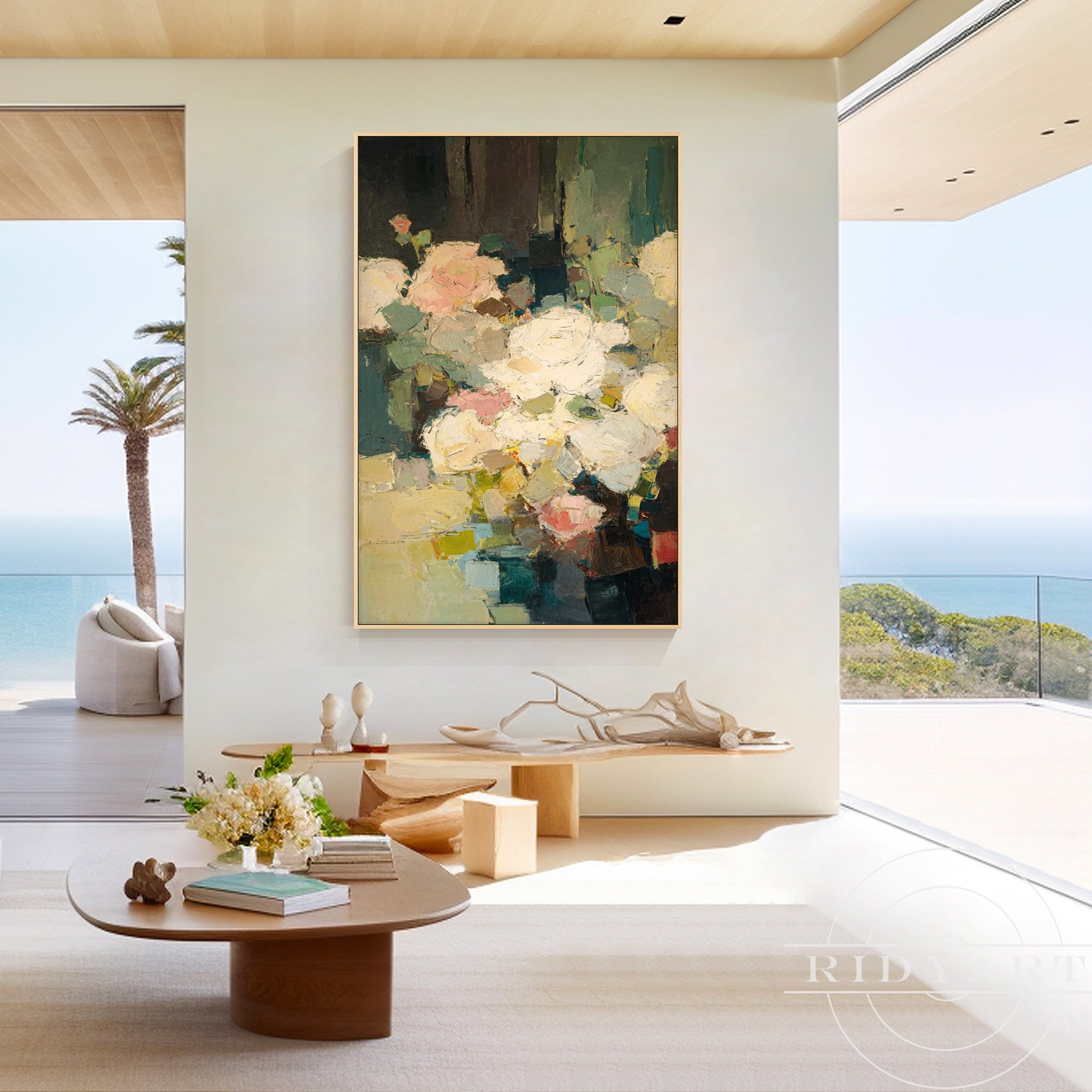 flower wall art_BA049