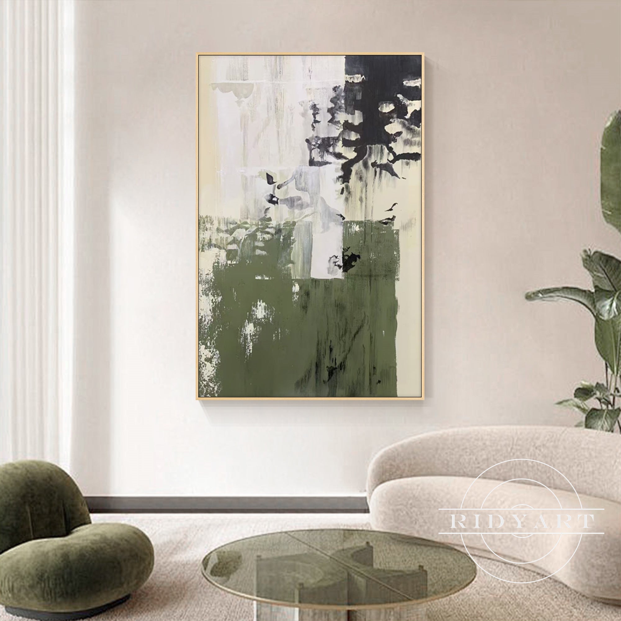 Large modern canvas wall decor