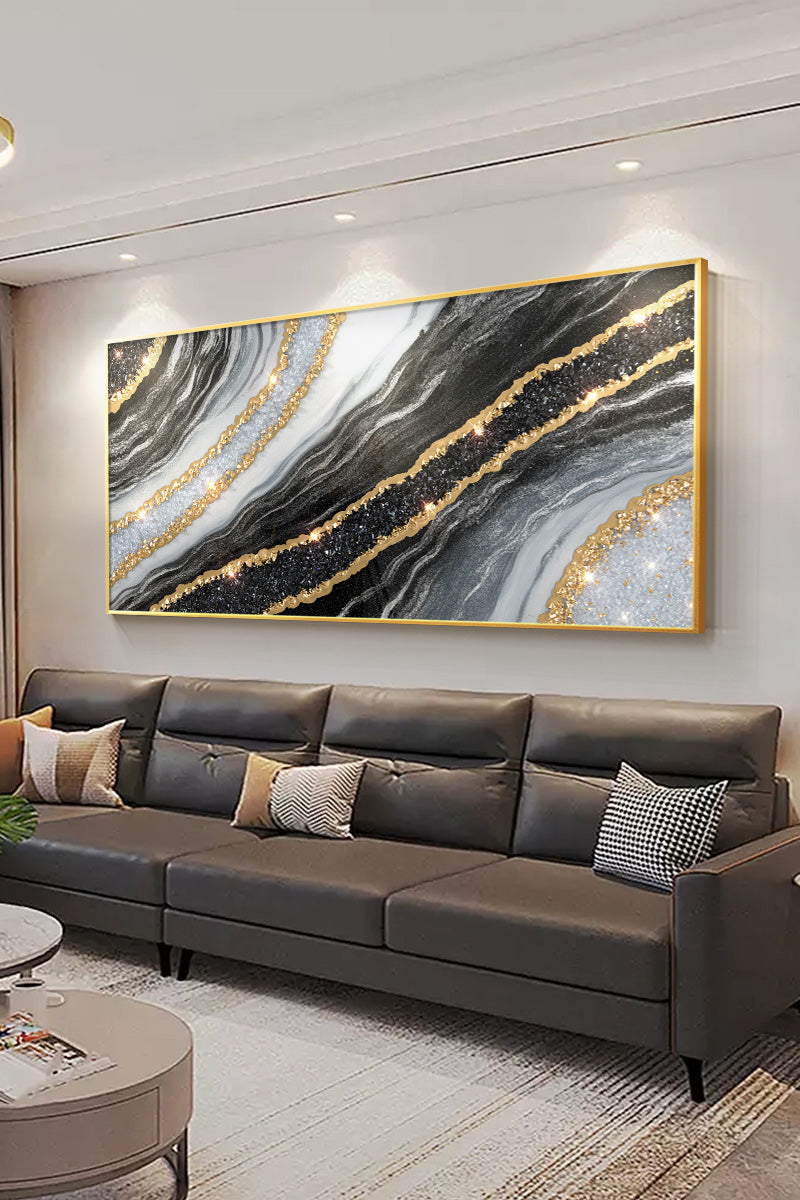 luxurious resin craftsmanship oil painting