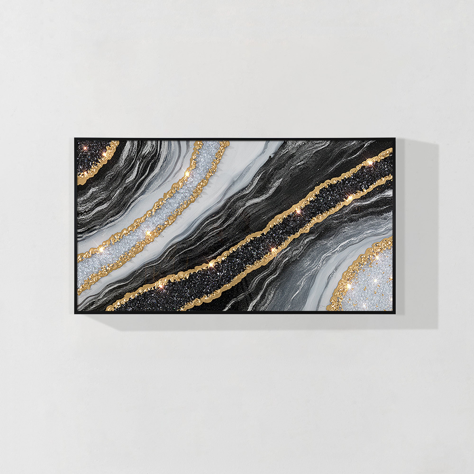 luxurious resin craftsmanship oil painting