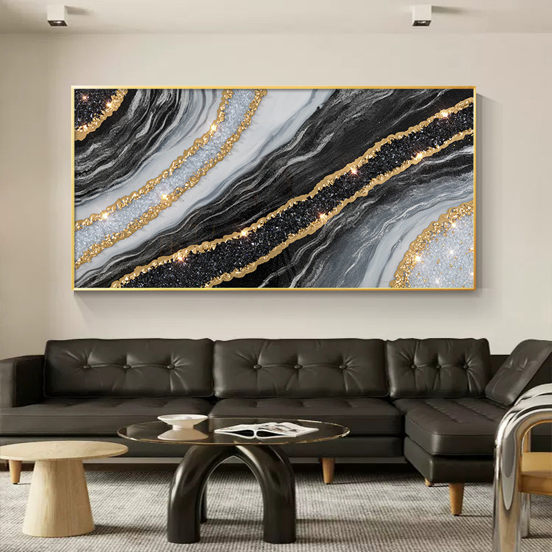 luxurious resin craftsmanship oil painting