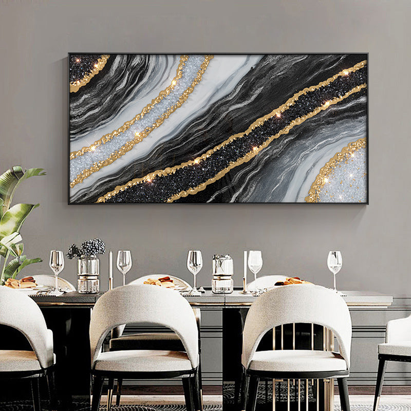 luxurious resin craftsmanship oil painting